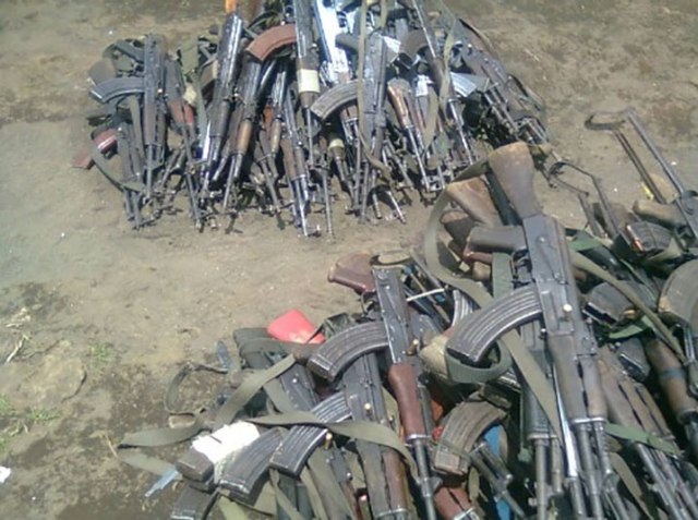 Intwaro zambuwe abarwanyi ba M23 bayobowe na Runiga zarabaruwe
