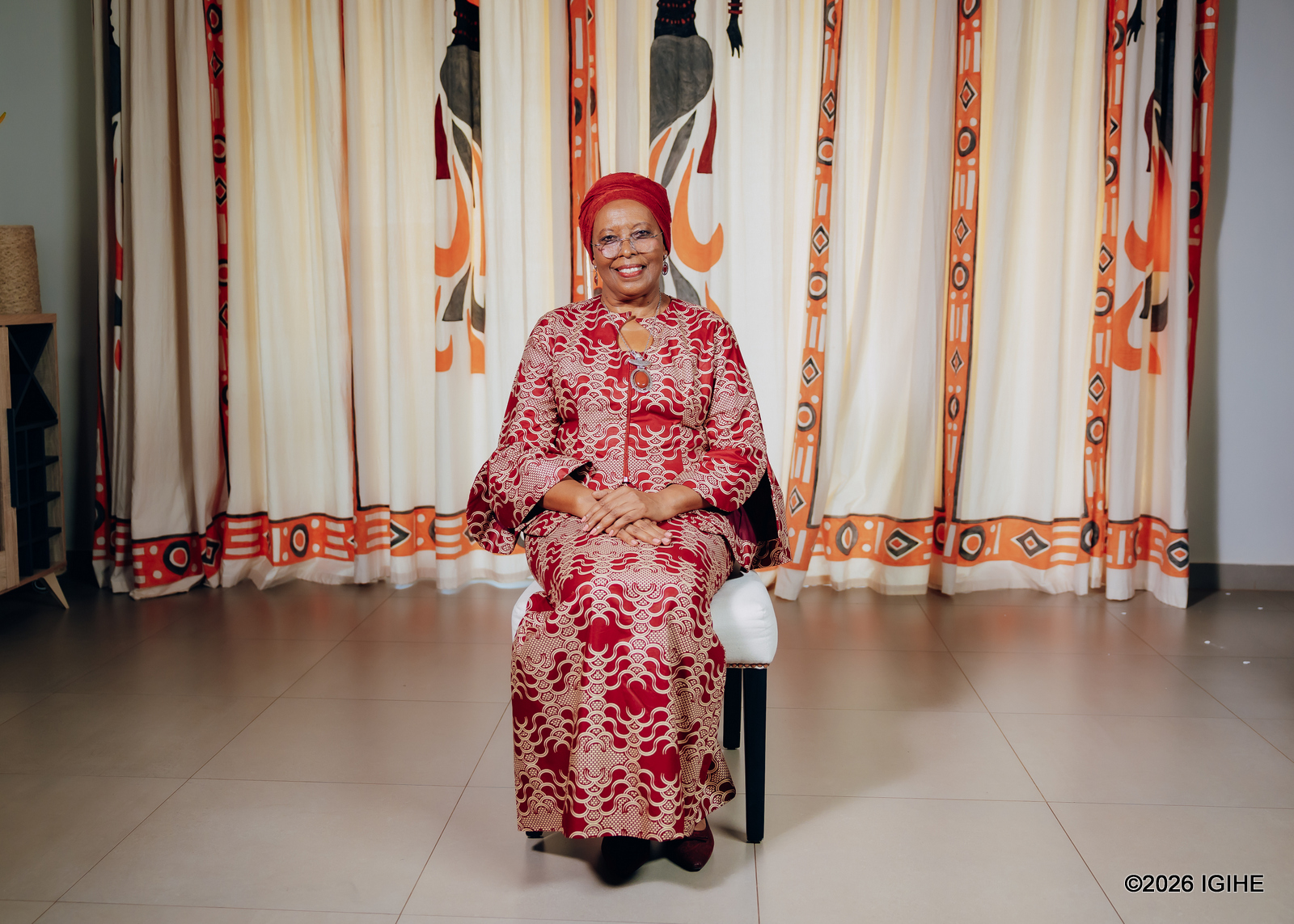 Marguerite Barankitse ari mu Rwanda nk'impunzi nyuma yo guhigwa bukware n'u Burundi ashinjwa gushaka guhirika ubutegetsi bwa Perezida Nkurunziza
