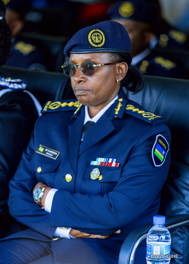 Umuyobozi Mukuru wa Polisi wungirije, DCG Chantal Ujeneza, yitabiriye igikorwa cyo gusoza amasomo ku bapolisi bakuru 38