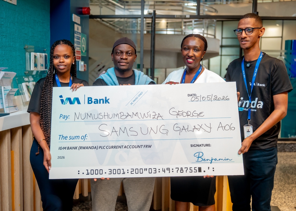I&M Bank Rwanda yatangiye gutanga ibihembo ku bahize abandi muri Tsinda na Banki Muhorana
