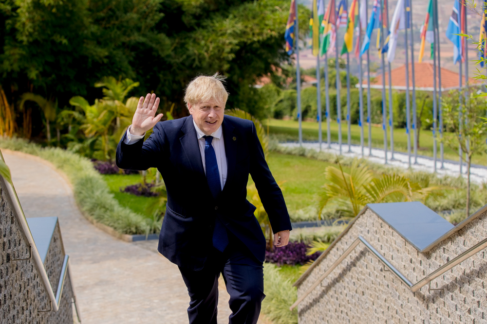 Boris Johnson yavuze ko yashimishijwe n'isuku n'umutekano bigaragara i Kigali