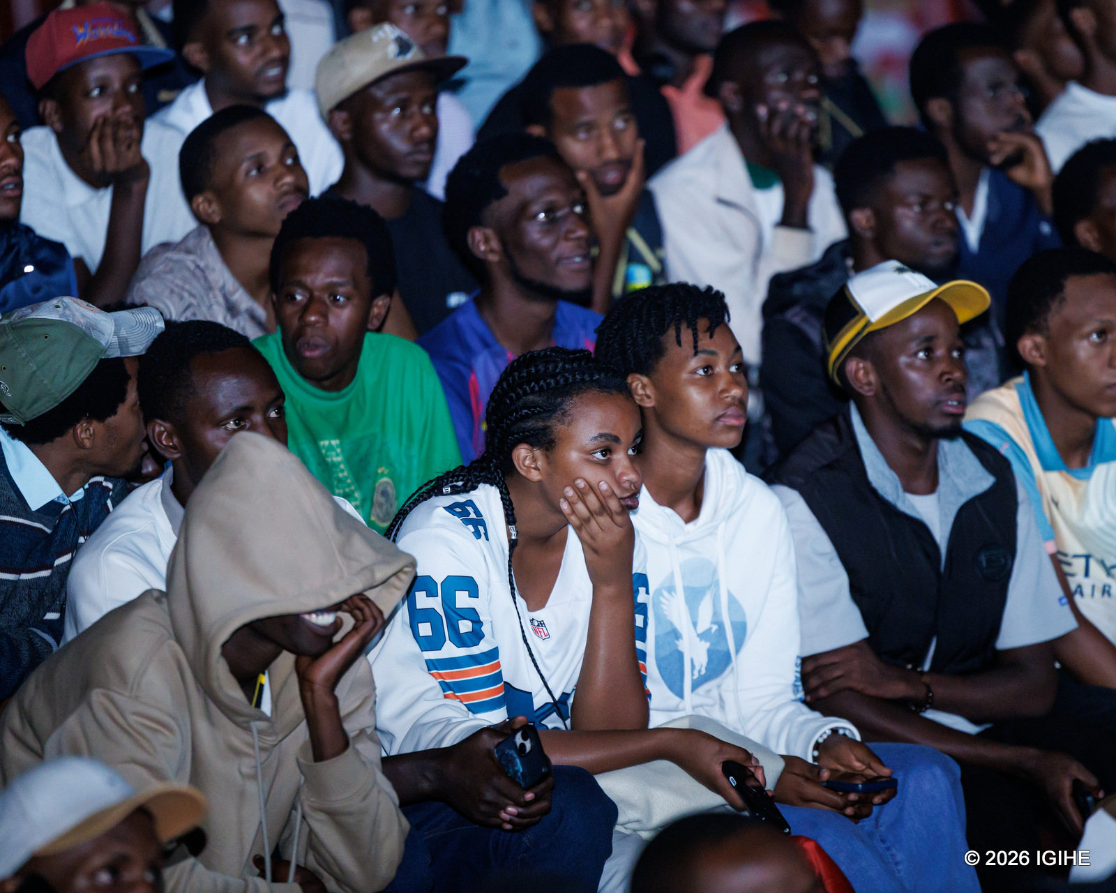 Si abahungu gusa bakurikiranye imikino, ahubwo n'abakobwa bakunda ruhago bari bitabiriye imikino