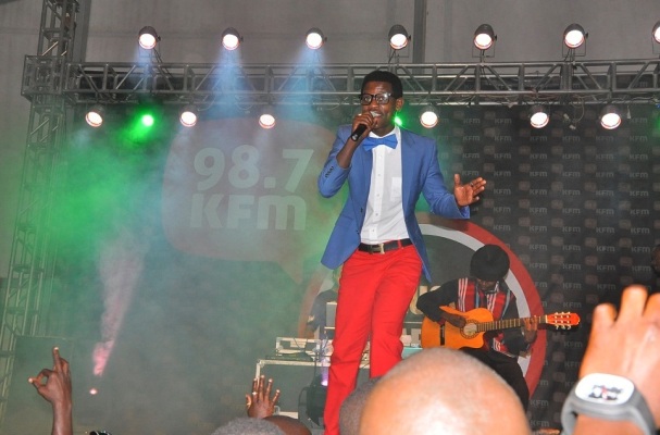 Umuhanzi Bruce Melody, uri mu bishimiwe cyane muri iki gitaramo