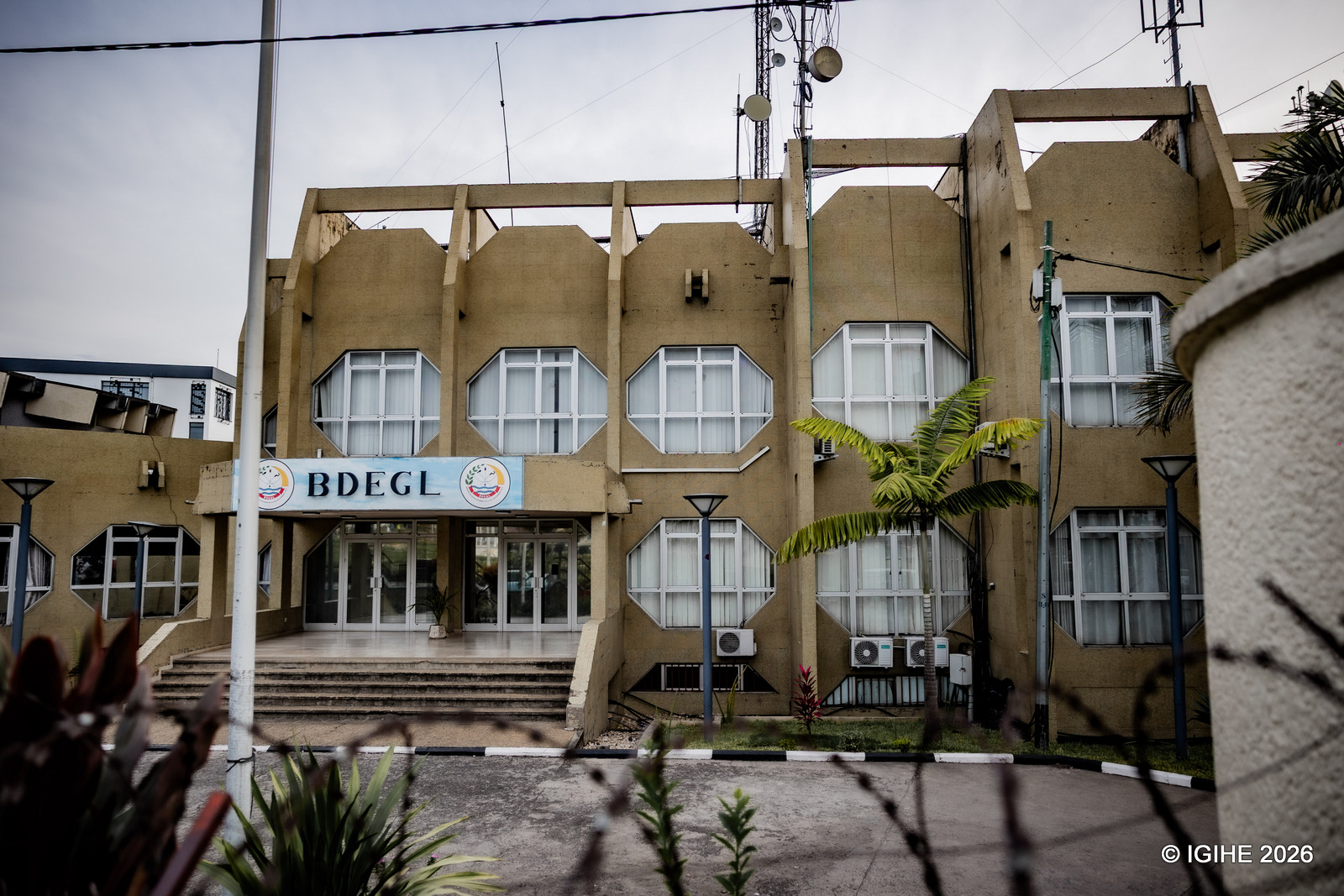 Banki ya BDEGL niyo yitiriwe 'rond-point' izwi cyane mu mujyi wa Goma