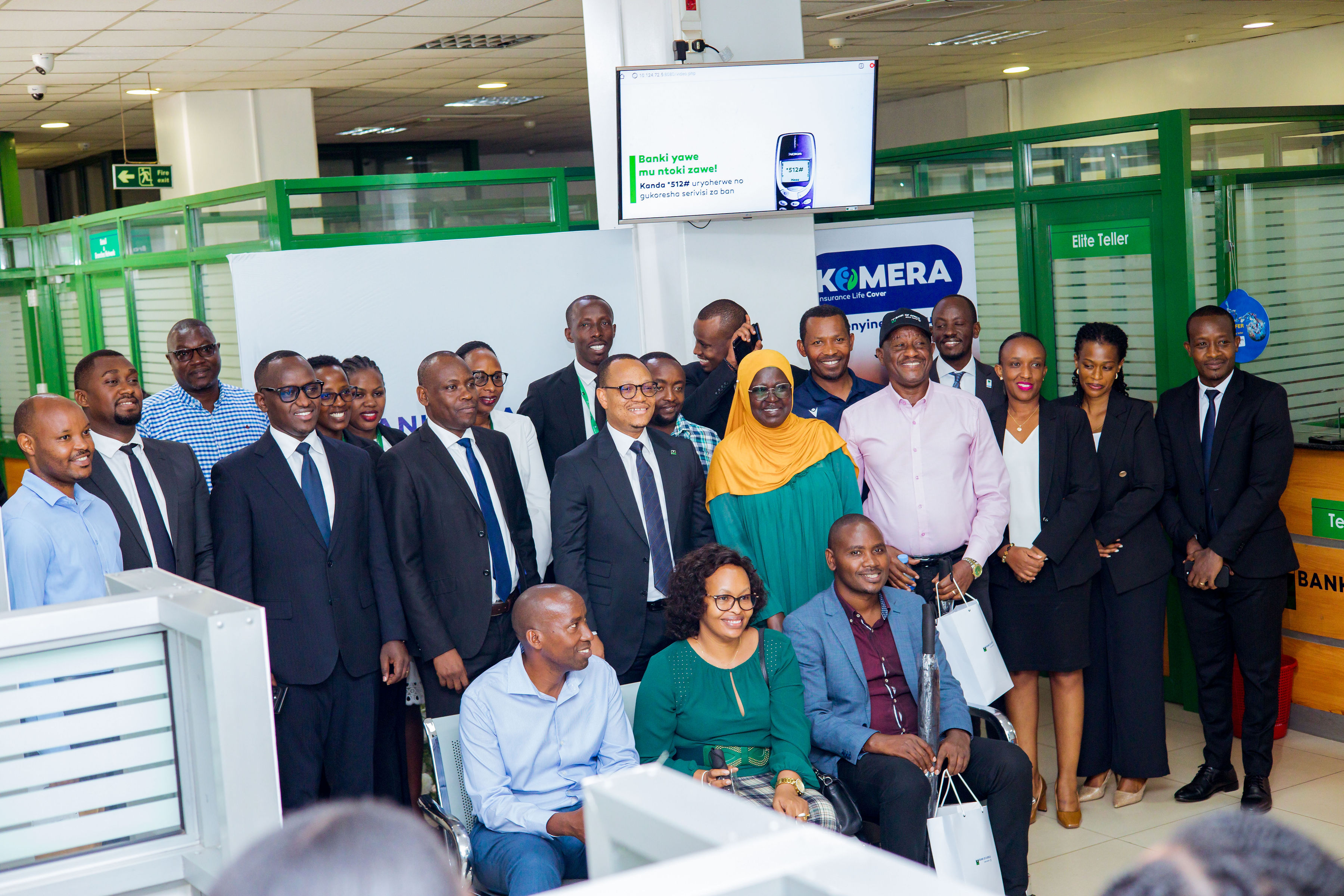Icyumweru cyahariwe kwita ku bakiliya ba BANK OF AFRICA cyatangirijwe ku Ishami ryayo ry'i Kigali