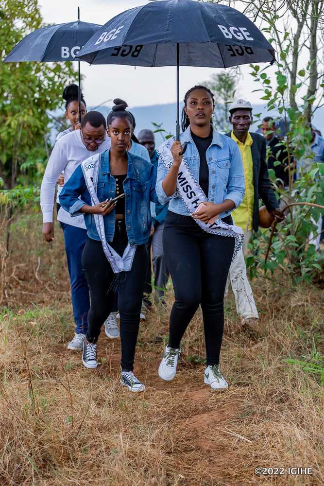 Ba nyampinga batandukanye bitabiriye iki gikorwa