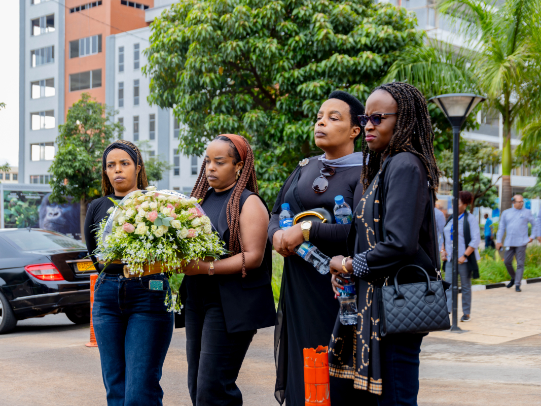 Kwibuka abakozi b'iyahoze ari BCR byabereye ku cyicaro gikuru cya I&M Bank Rwanda mu Mujyi wa Kigali