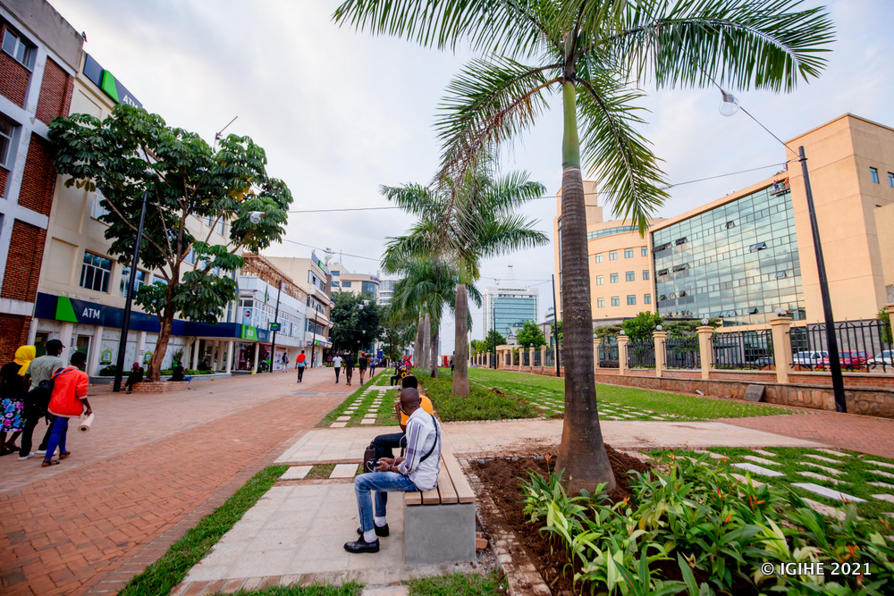 Hashyizweho Imbuga City Walk, agace kahariwe abantu bagenda n'amaguru