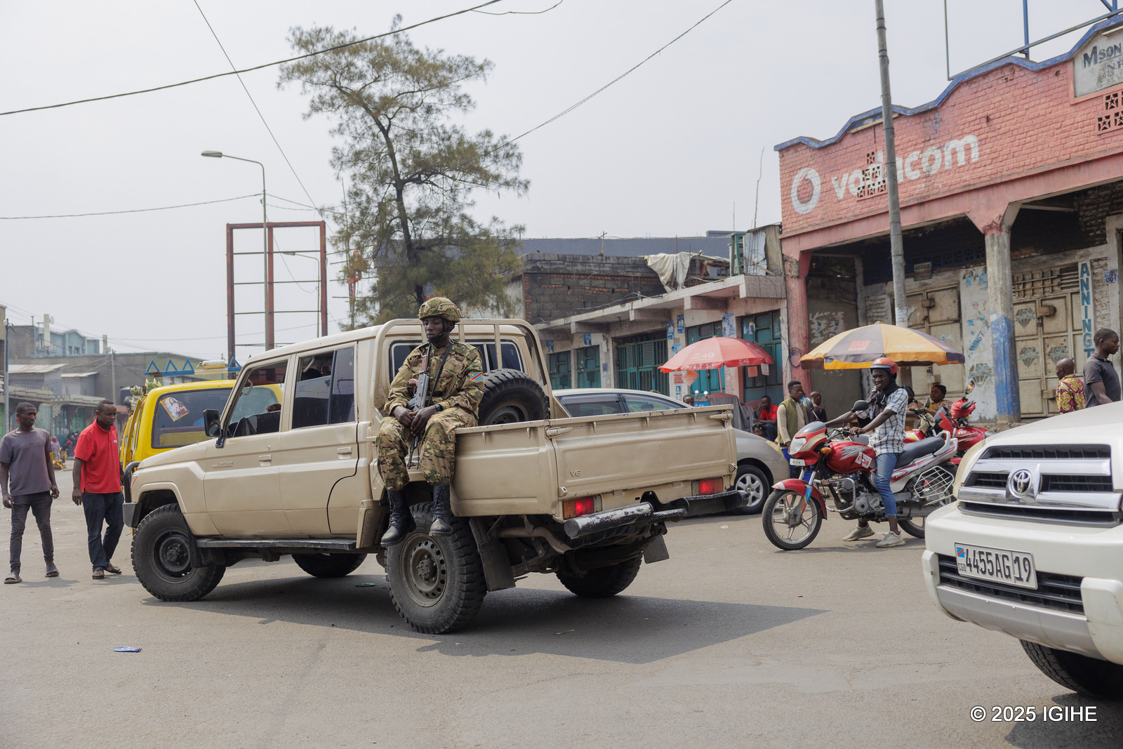 Imodoka za M23 ziba zizenguruka hirya no hino mu Mujyi