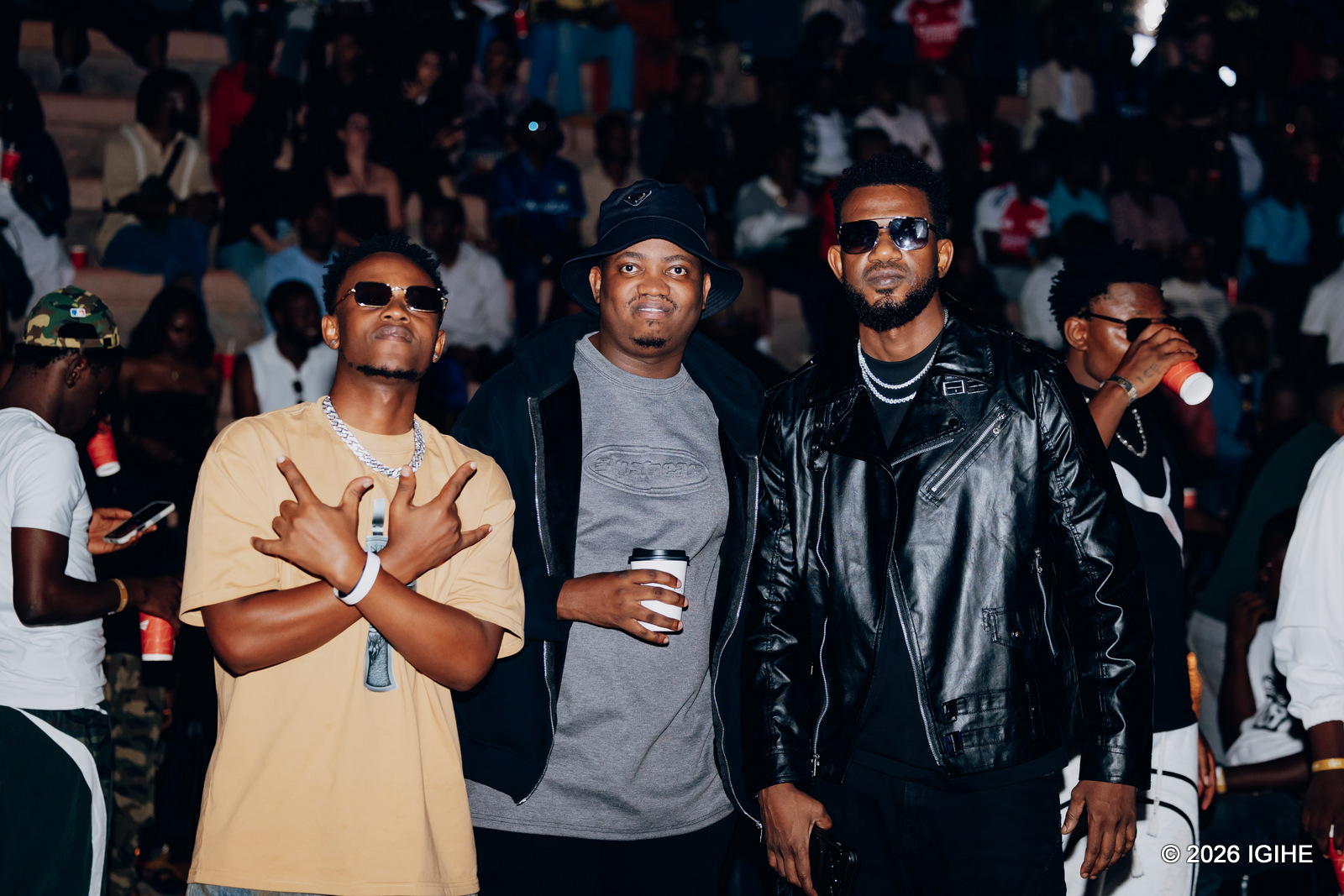 Rocky Kimomo usobanura filime, Kadaffi Pro ufata amashusho na Emmy Ikinege bari mu bitabiriye ibi birori