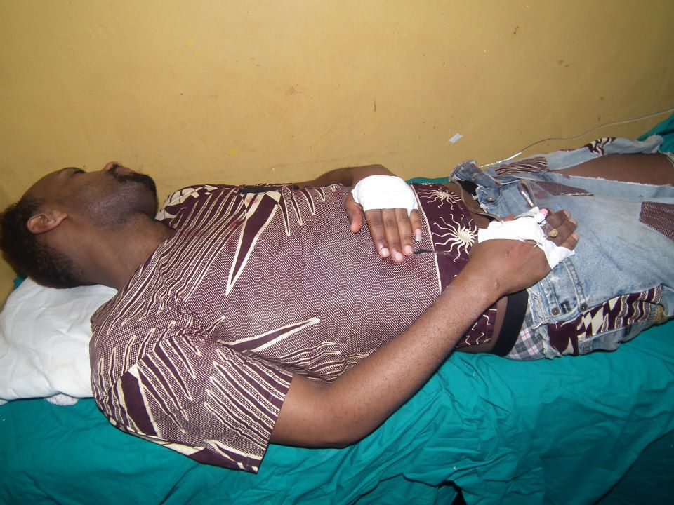 Amwe mu mafoto yafashwe ubwo havugwaga ko Dady de Maximo yahohotewe