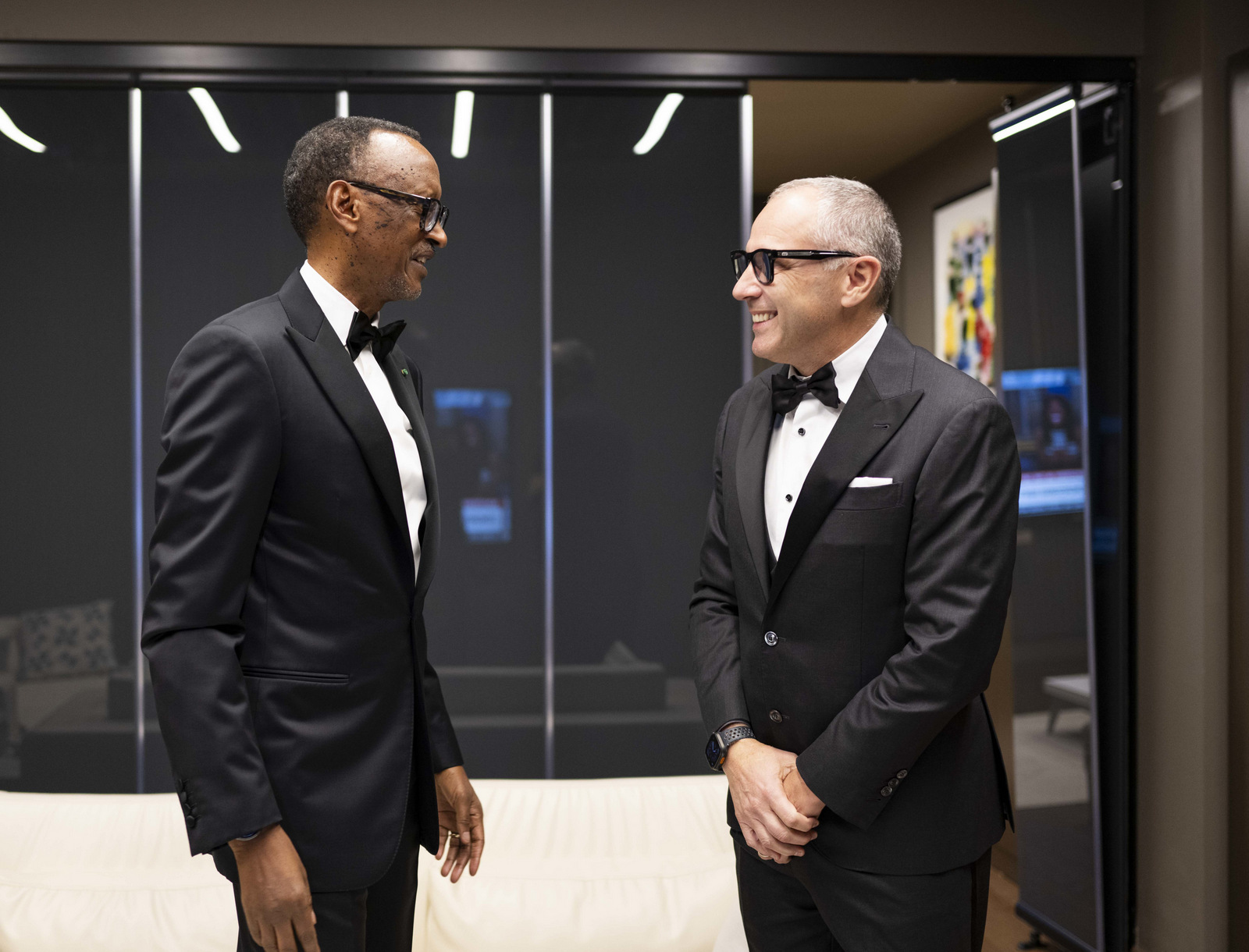 Perezida Kagame yaganiriye na Perezida wa Formula 1, Stefano Dominicali