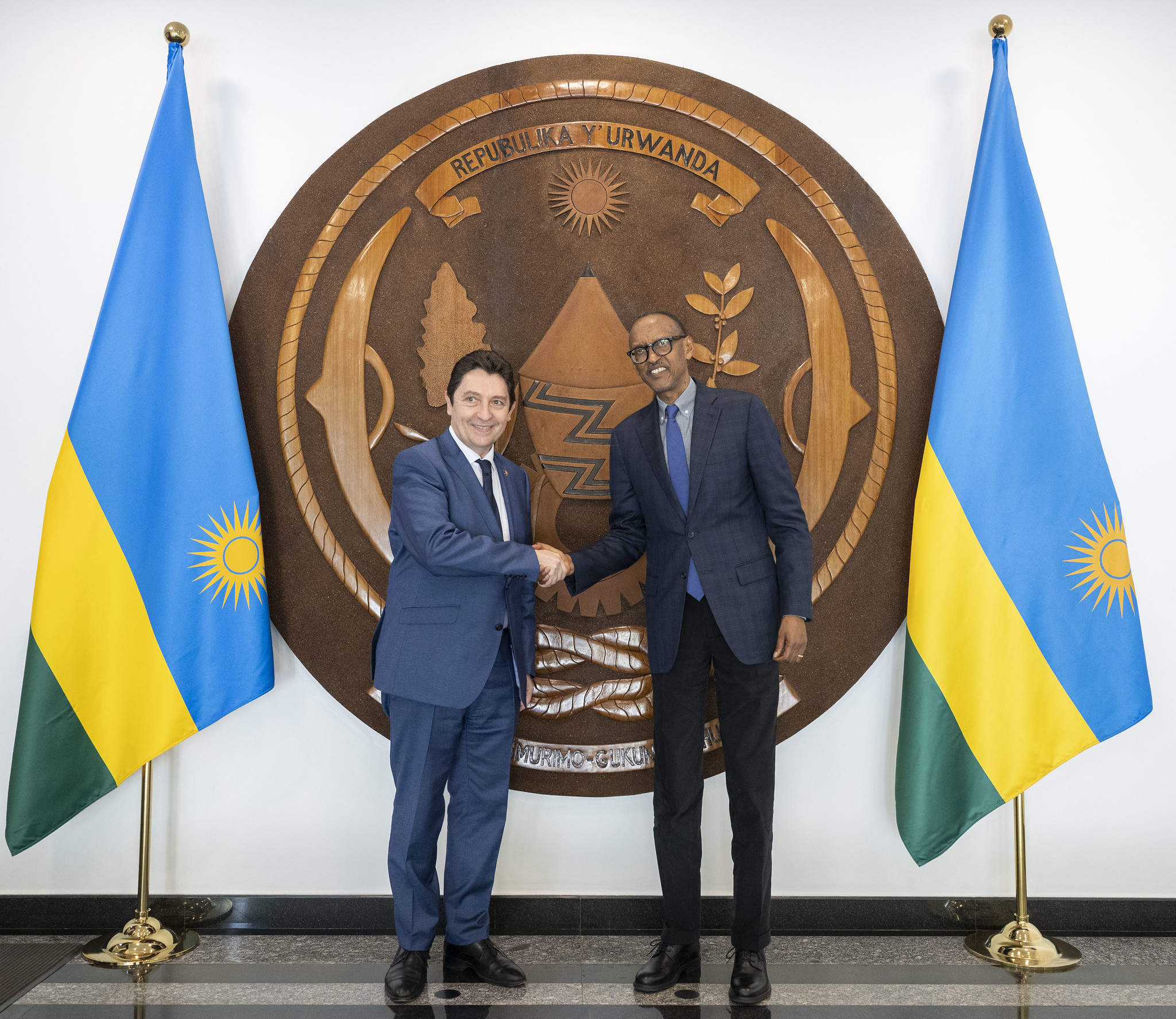 Ku wa 4 Mata 2025, Perezida Kagame yagiranye ibiganiro n’Umusenateri wo mu Bufaransa, Olivier Cadic