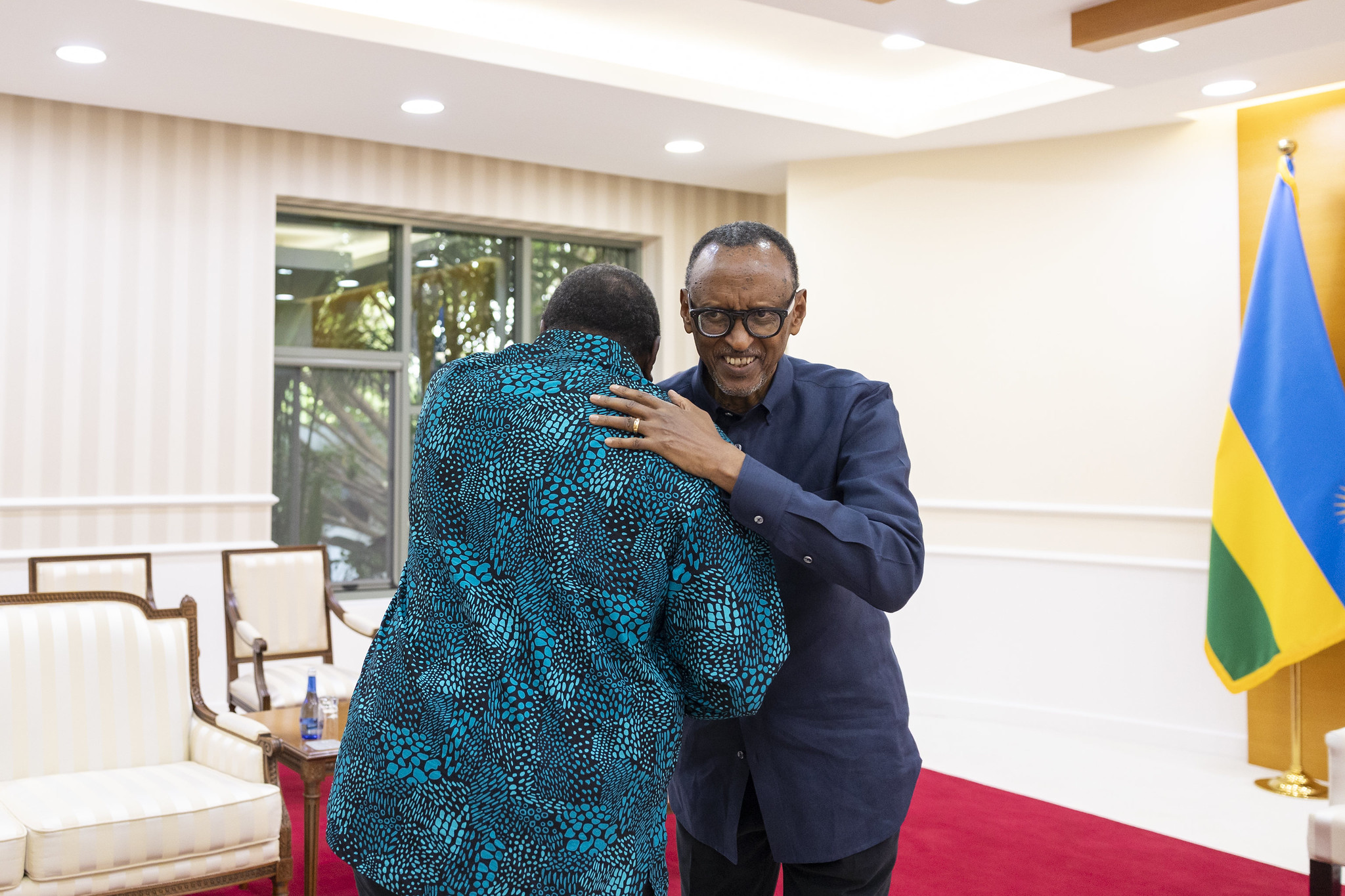 Ku wa 11 Nyakanga, Perezida Kagame yakiriye Uhuru Kenyatta wahoze ayobora Kenya