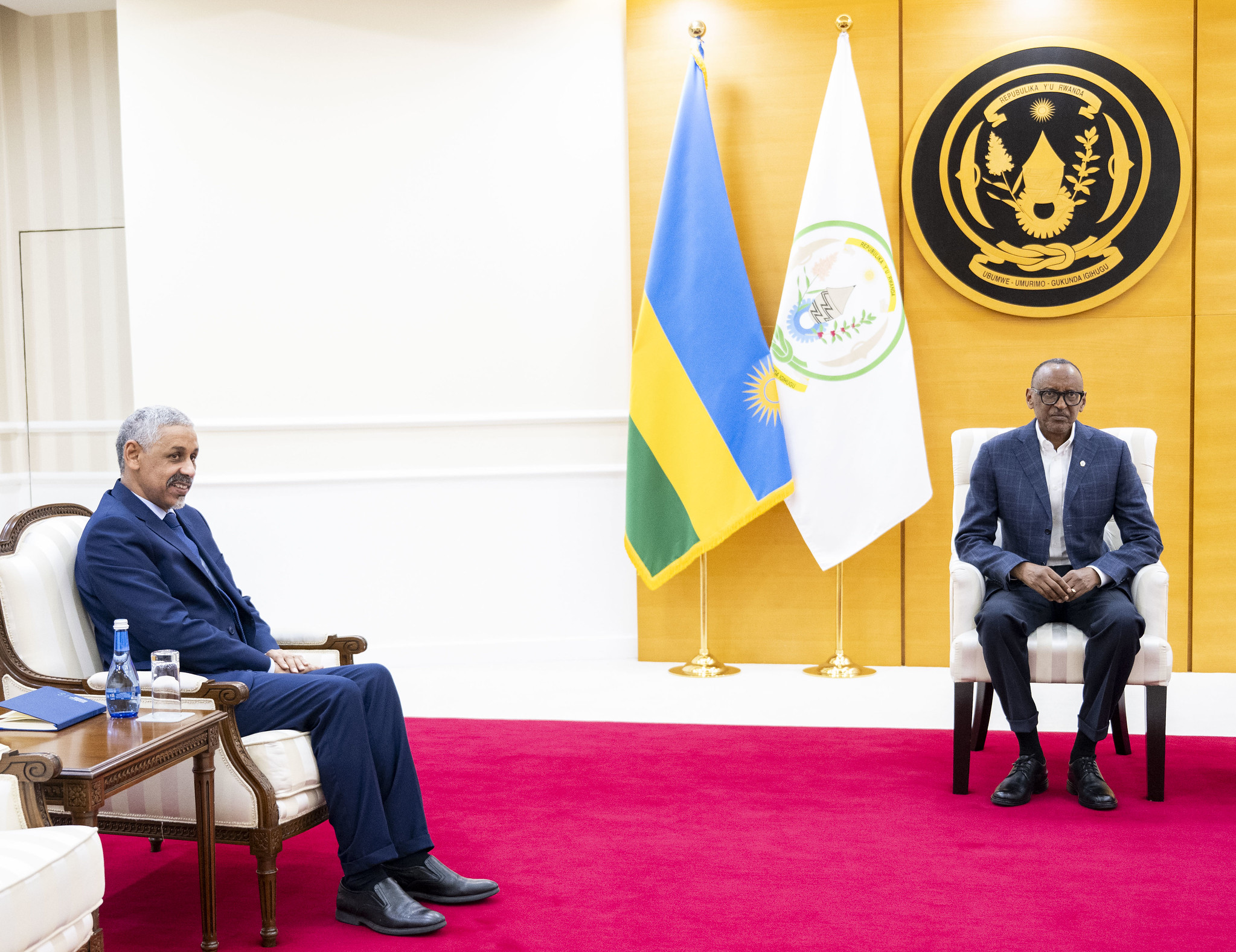 Ku wa 31 Nyakanga, Perezida Kagame yakiriye Dr. Sidi Ould Tah wari uherutse gutorerwa kuba Perezida wa Banki Nyafurika itsura Amajyambere, AfDB