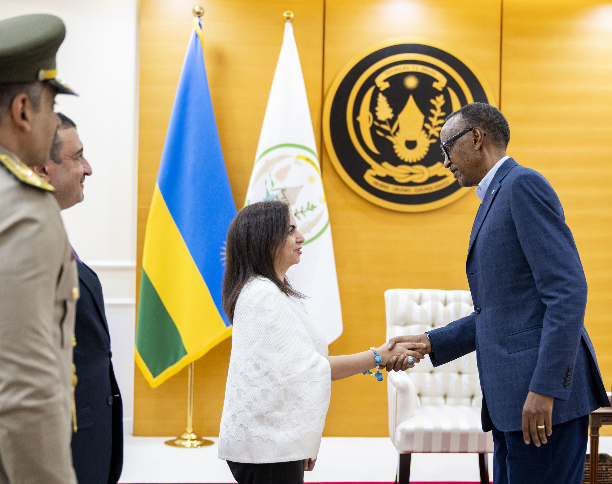 Ku wa 29 Kanama, Perezida Kagame yakiriye Ambasaderi wa Misiri mu Rwanda, Nermine El Zawahry