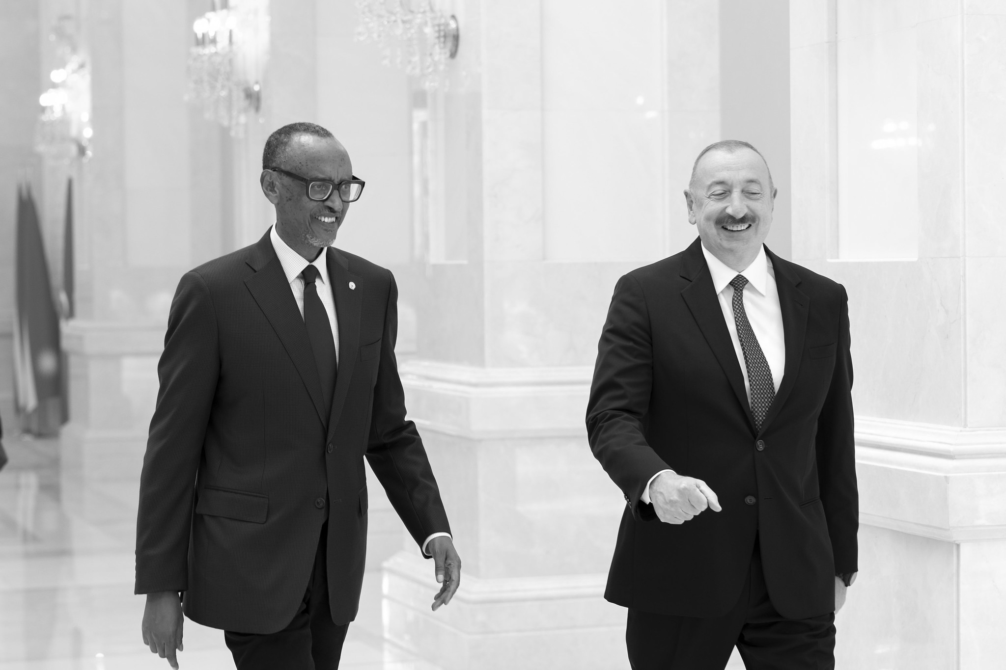 Ku wa 20 Nzeri, Perezida Kagame yagiriye uruzinduko muri Azerbaijan i Baku, anahura na mugenzi we, Ilham Aliyev