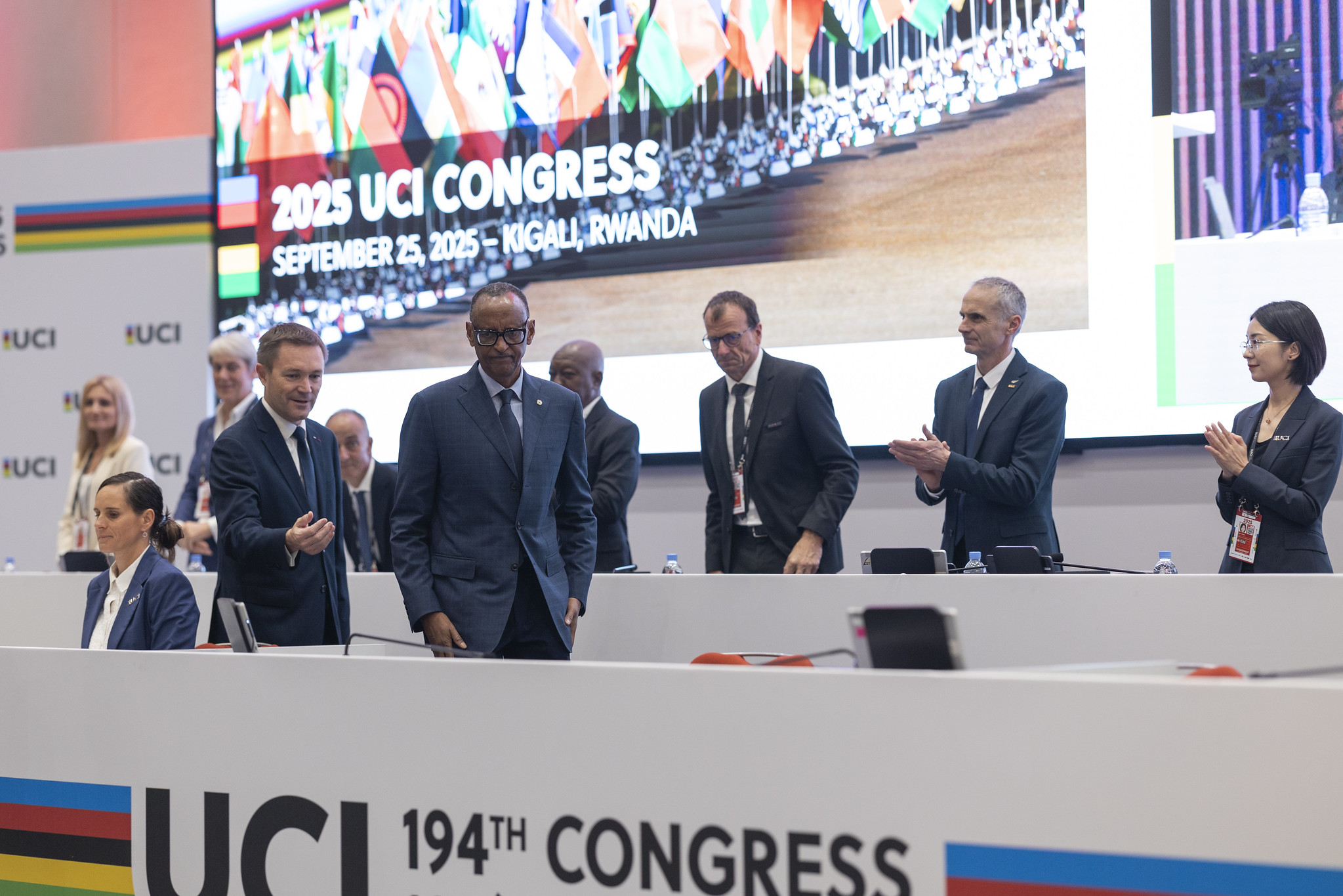 Ku wa 25 Nzeri, Umukuru w’Igihugu yitabiriye kongere ya 194 ya UCI yabereye i Kigali