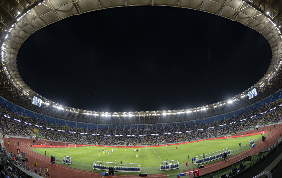 Stade Amahoro yarimo imyanya myinshi iticayemo abafana, cyane mu gice cyo hejuru