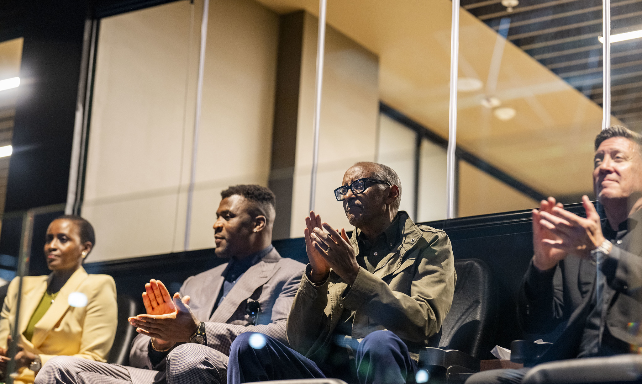Perezida Kagame yakurikiye imikino ya PFL Africa yebereye mu Rwanda ku nshuro ya mbere ku wa 18 Ukwakira 2025