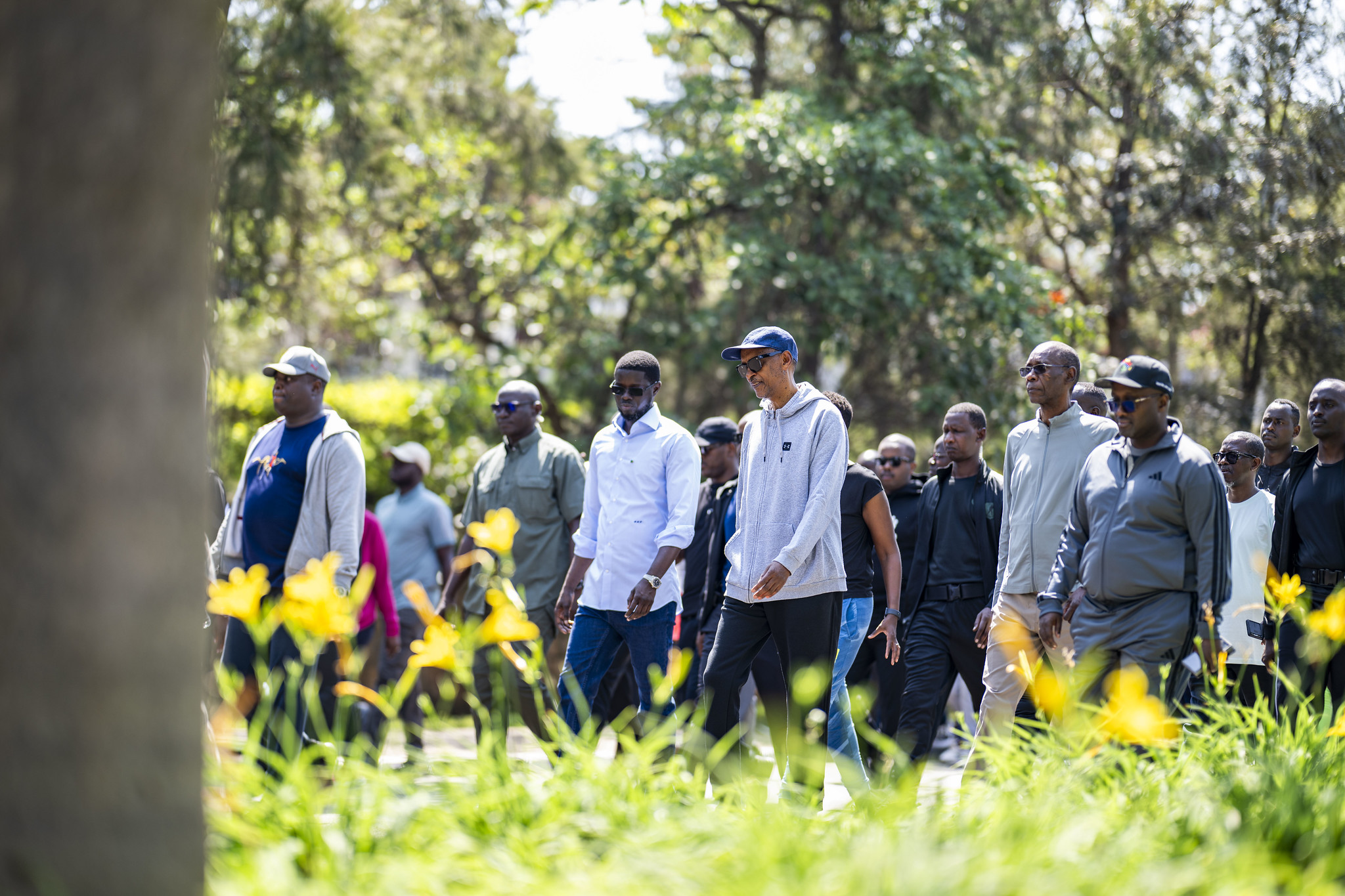 Ku wa 19 Ukwakira, Perezida Kagame na mugenzi we wa Sénégal wari mu ruzinduko mu Rwanda, bitabiriye siporo rusange