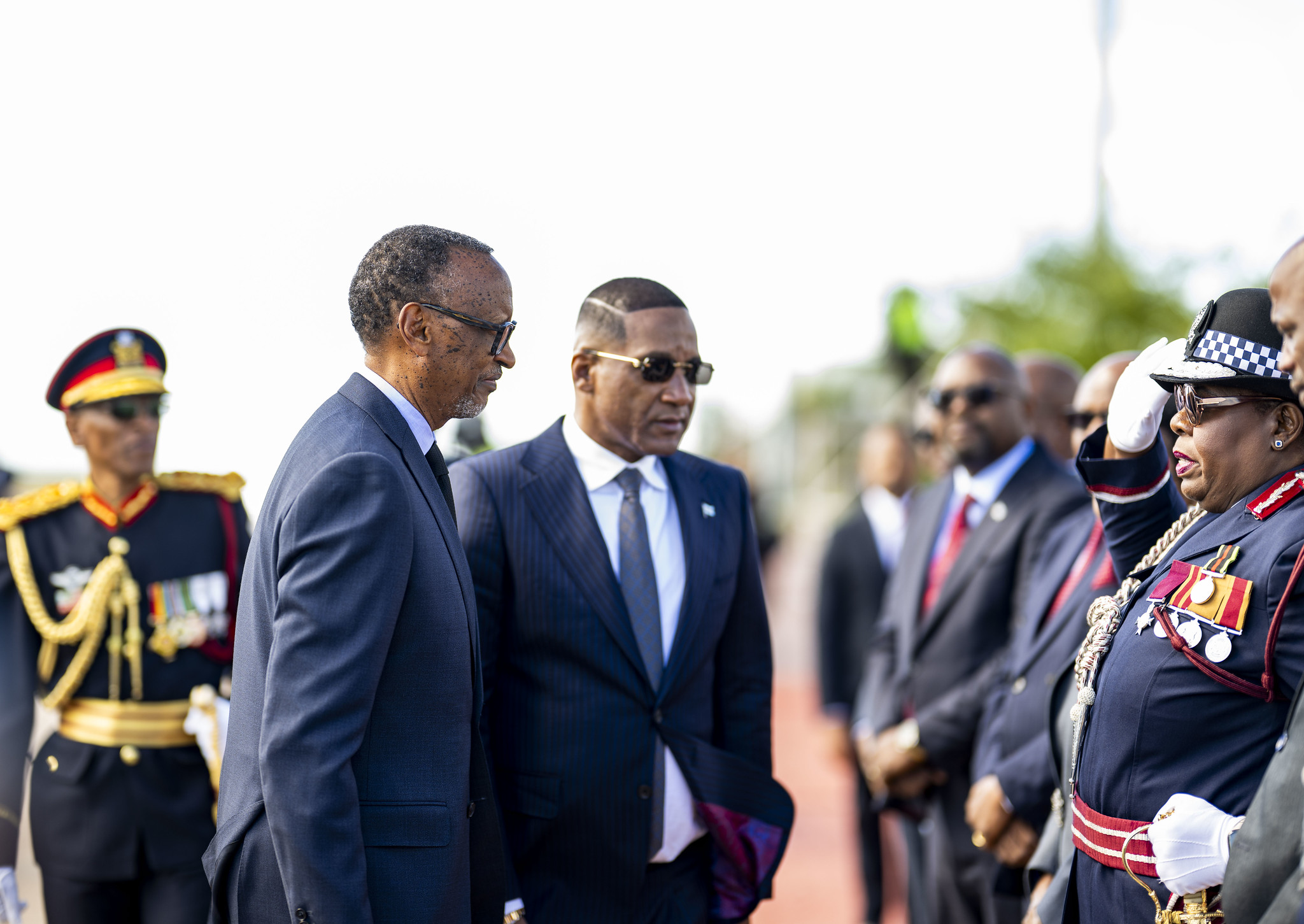 Perezida Kagame yakiriwe na mugenzi we wa Botswana, Duma Boko
