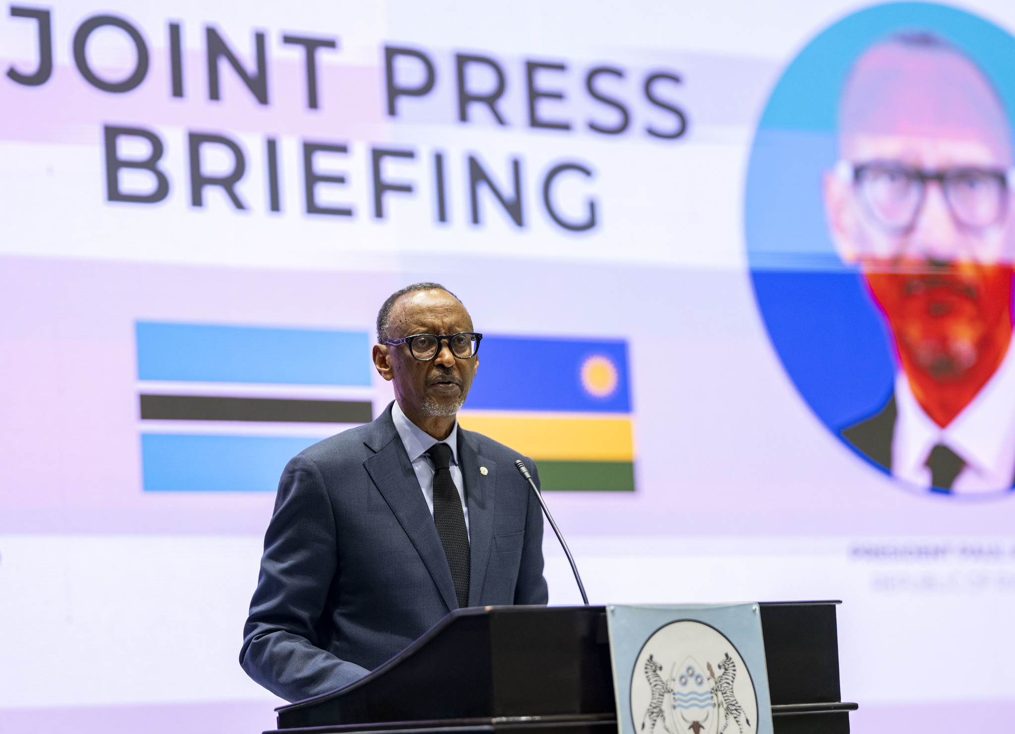 Perezida Kagame na Duma Boko bagiranye ikiganiro n'itangazamakuru