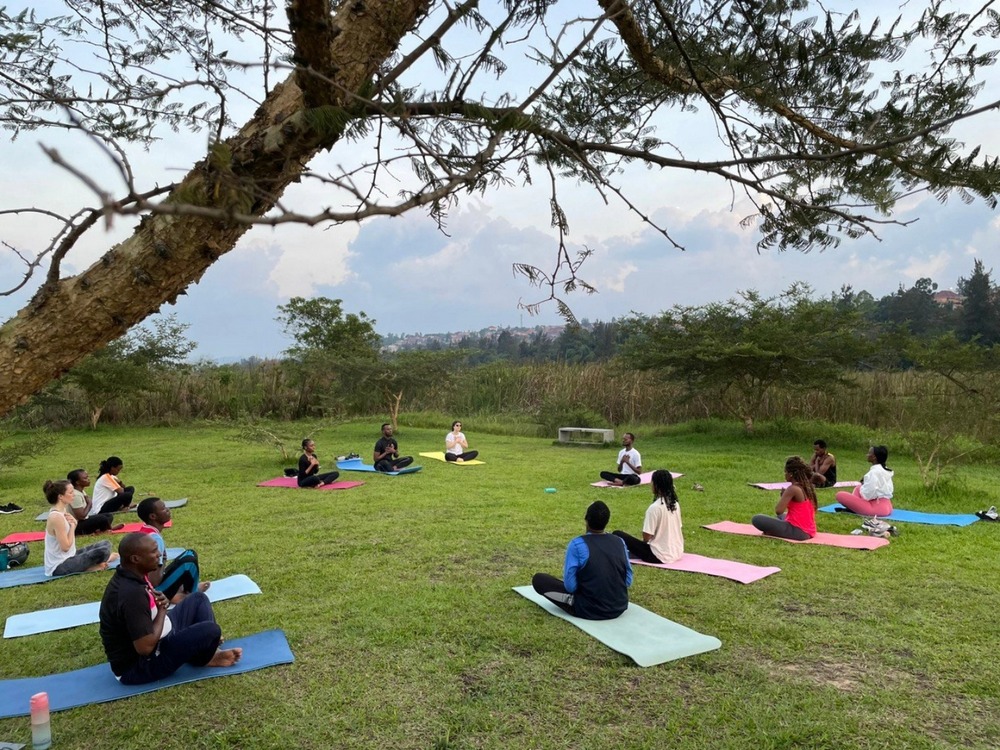 Abakunda gukora Yoga basigaye bifashisha iyi pariki mu kuruhuka no kwitekerezaho
