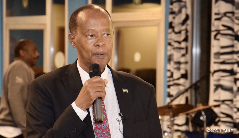 Ambasaderi Sebashongore yasabye abatuye Liège gukomeza guharanira iterambere ry'u Rwanda aho bari hose