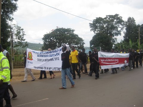 Abanyamuryango ba MEDSAR mu rugendo rwo kurwanya igituntu