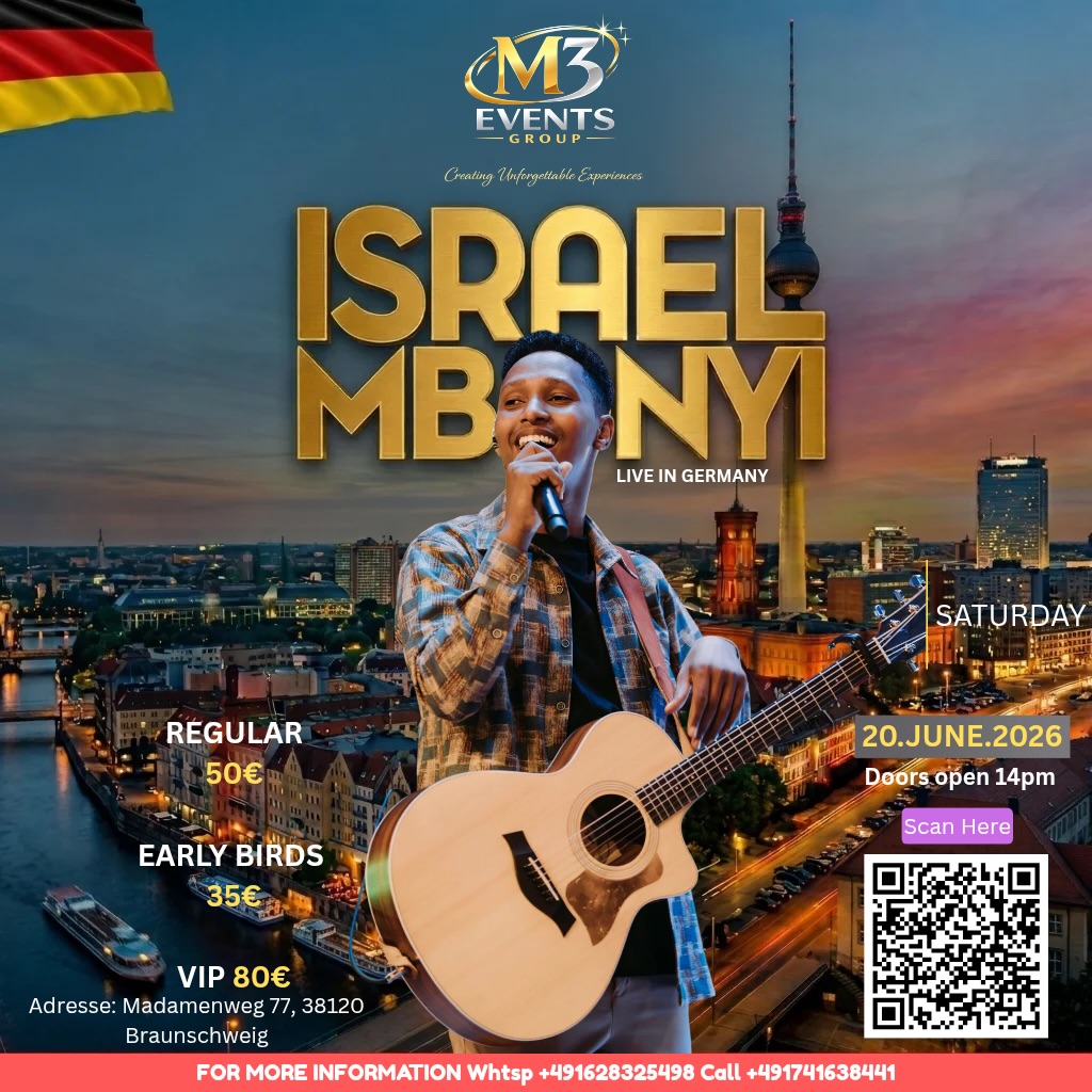 Israel Mbonyi ategerejwe gutaramira mu Budage