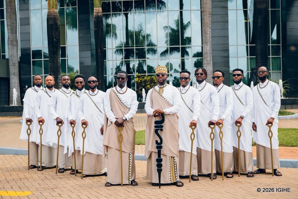 Abasore bagaragiye Shizzo ni uku bari bambaye