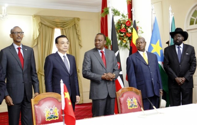 Ibihugu byo muri EAC byasinyanye n'u Bushinwa kubaka umuhanda wa gari ya moshi