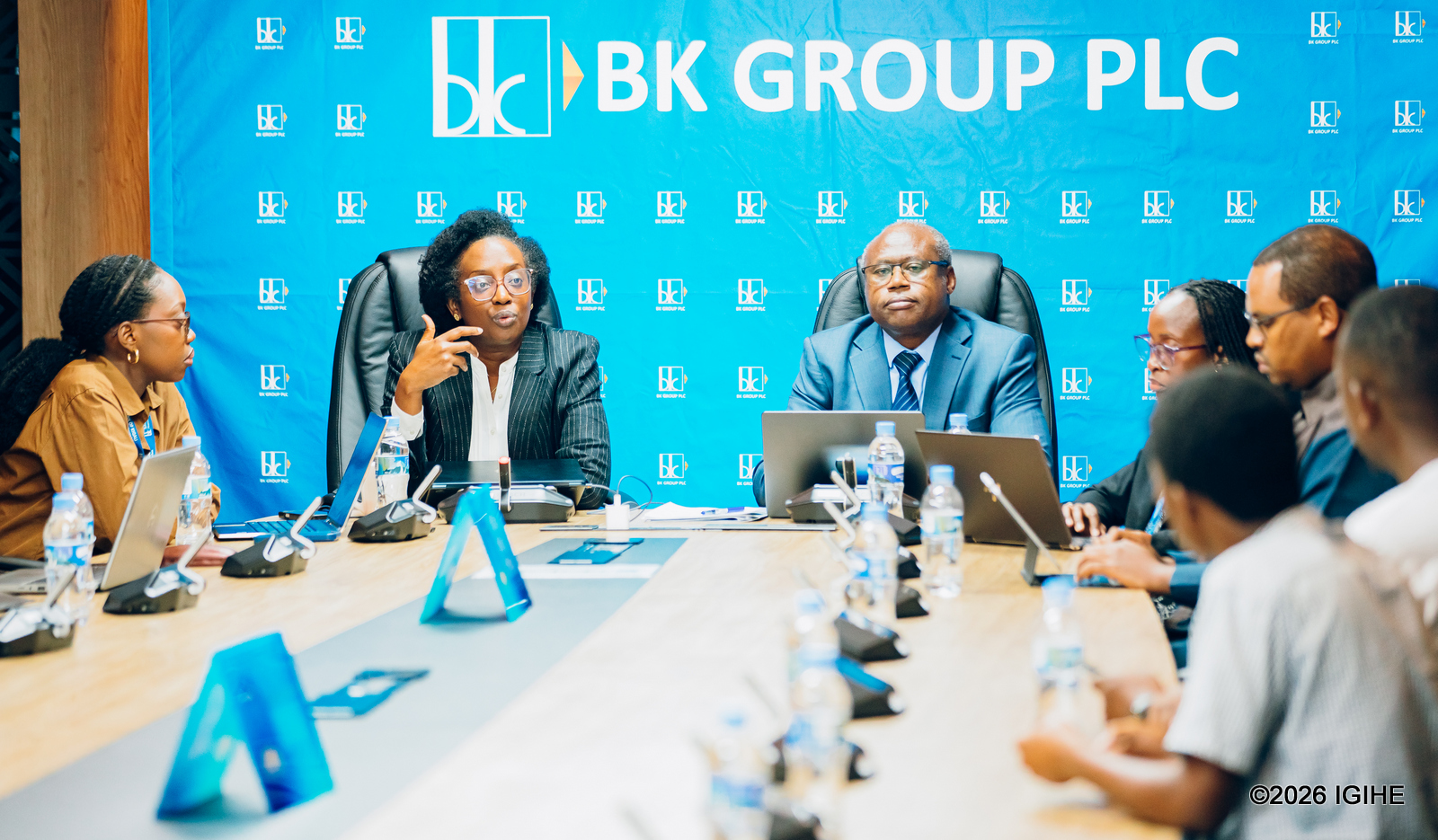 BK Group PLC yagiranye ikiganiro n'itangazamakuru igaragaza uko umusaruro yagezeho mu gihembwe cya mbere