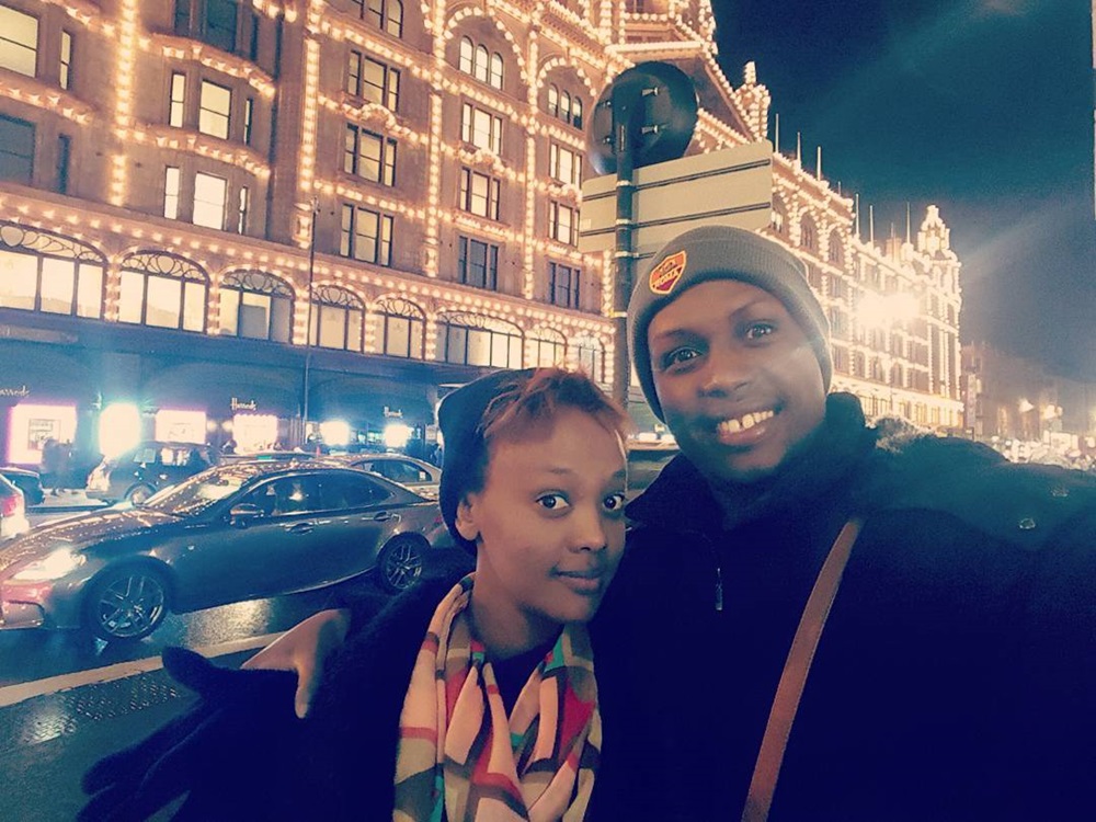 Butera Knowless na Ishimwe Clement ubwo baheruka mu Bwongereza