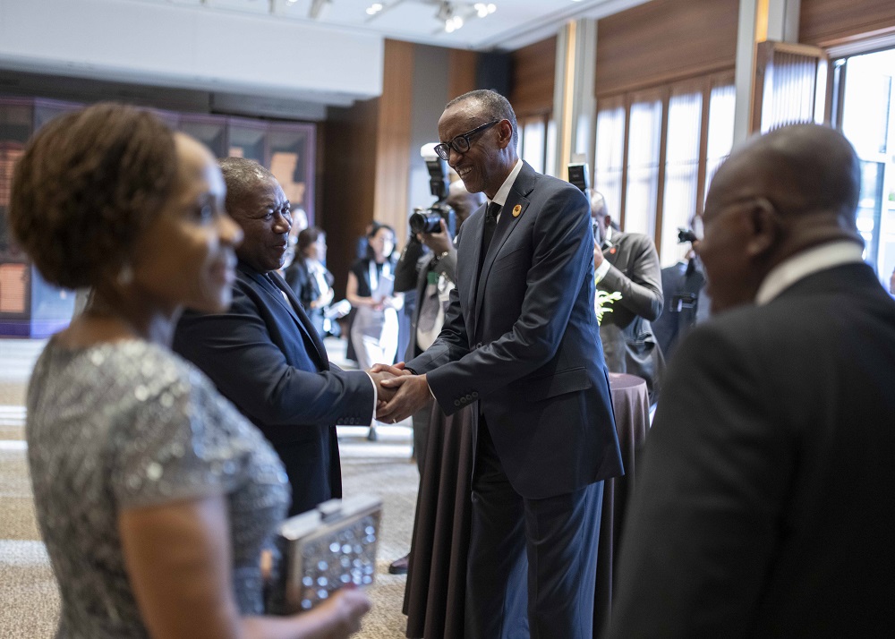 Perezida Kagame yasuhuje Perezida wa Mozambique, Filipe Nyusi