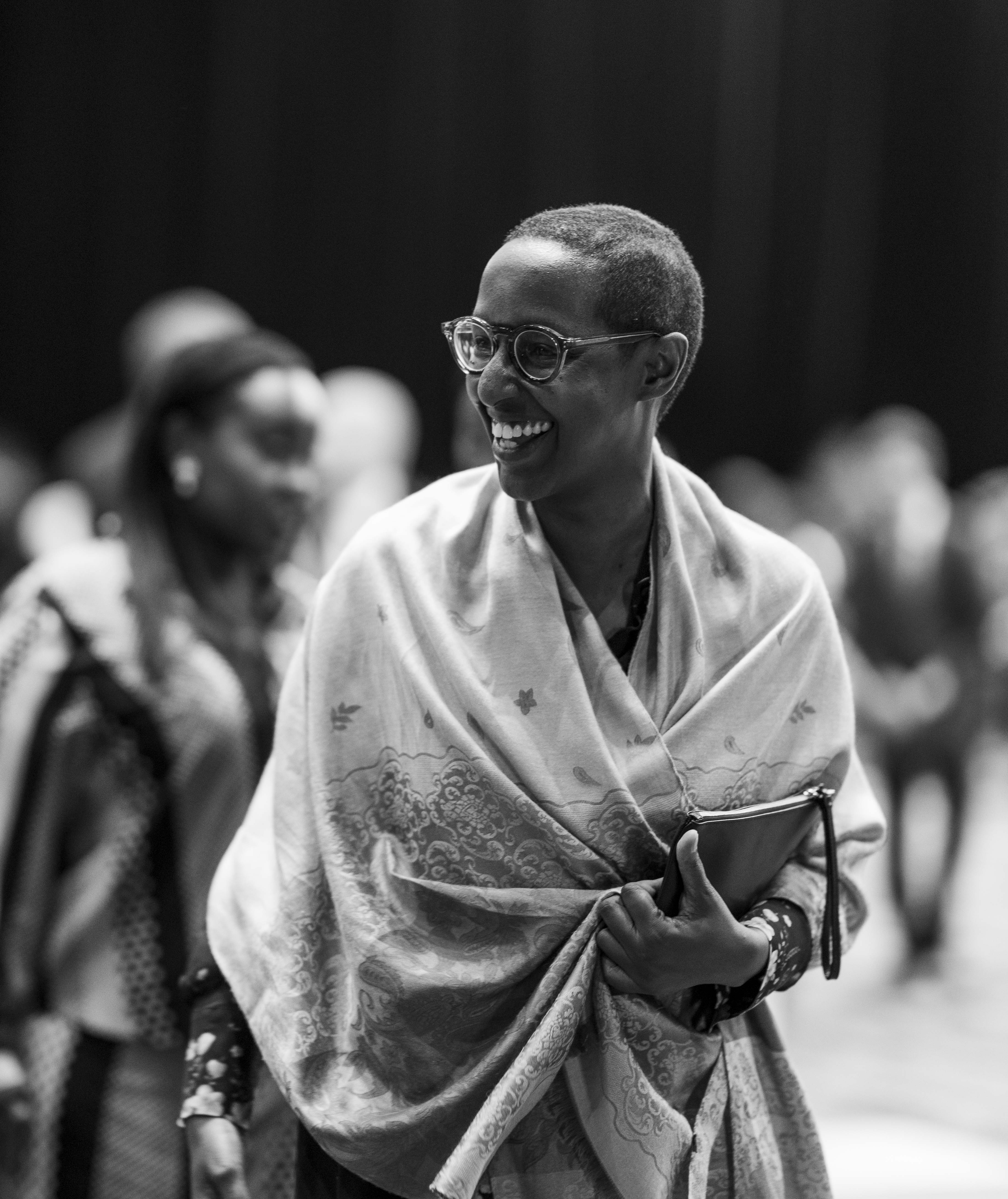 Minisitiri mu Biro bya Minisitiri w’Intebe, Inès Mpambara mu bitabiriye igikorwa cyo gusangira n'abadipolomate baba mu Rwanda