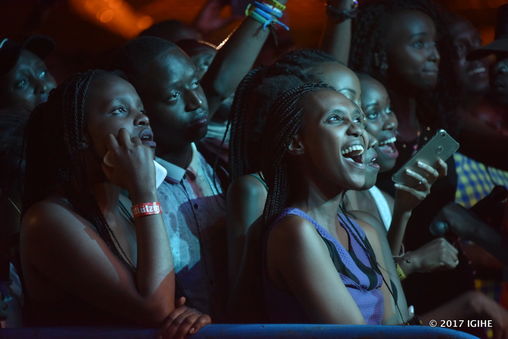 Amarangamutima yagaragaraga ku mbaga yitabiriye igitaramo