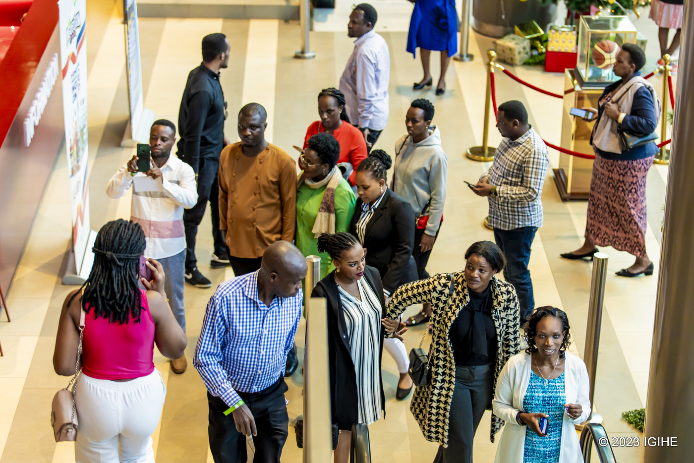 Kuri bamwe, iyo bageze muri BK Arena babona umwanya wo gufata udufoto tw'urwibutso