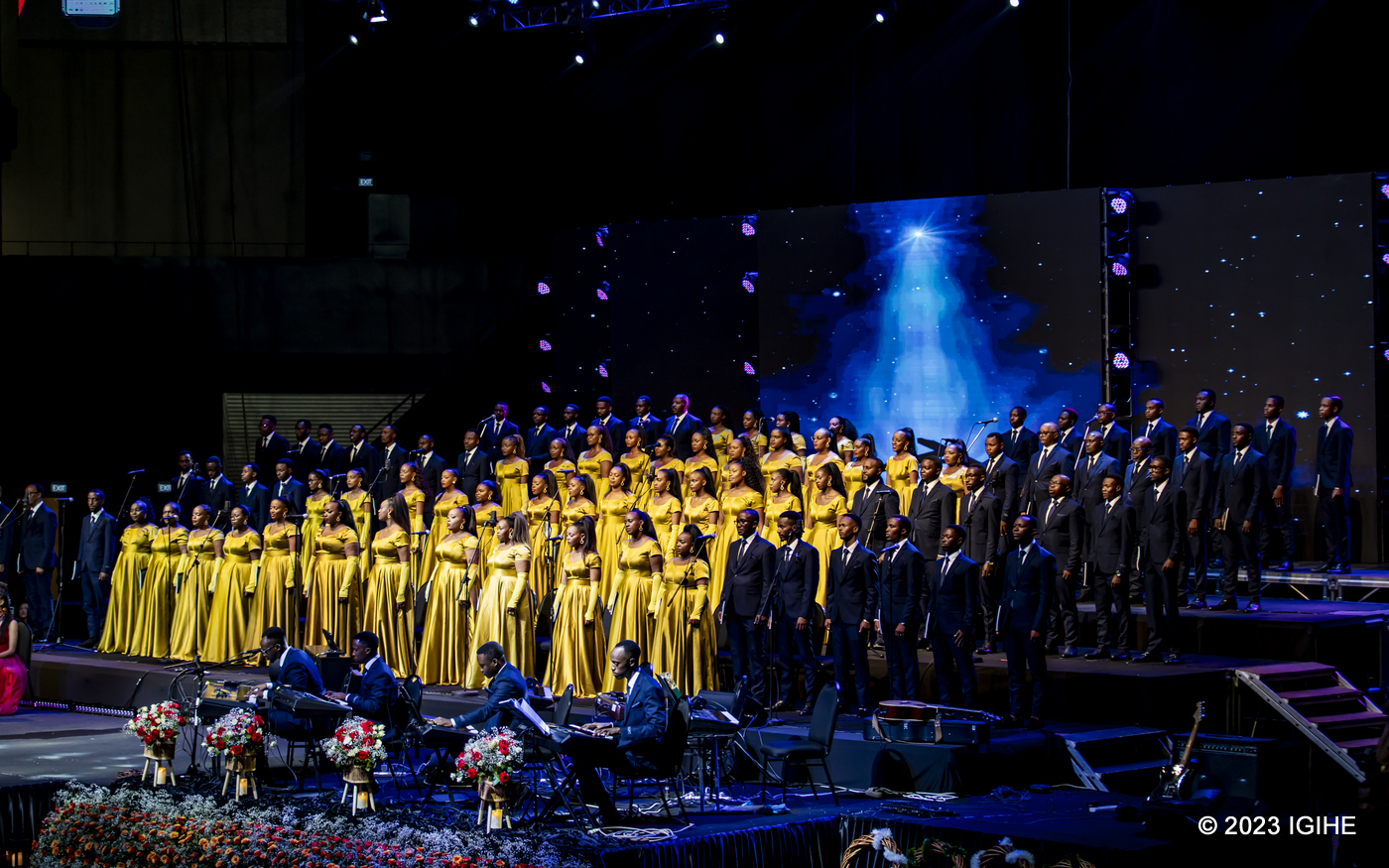 Chorale de Kigali ni uku yaserutse yambaye ubwo yageraga ku rubyiniro