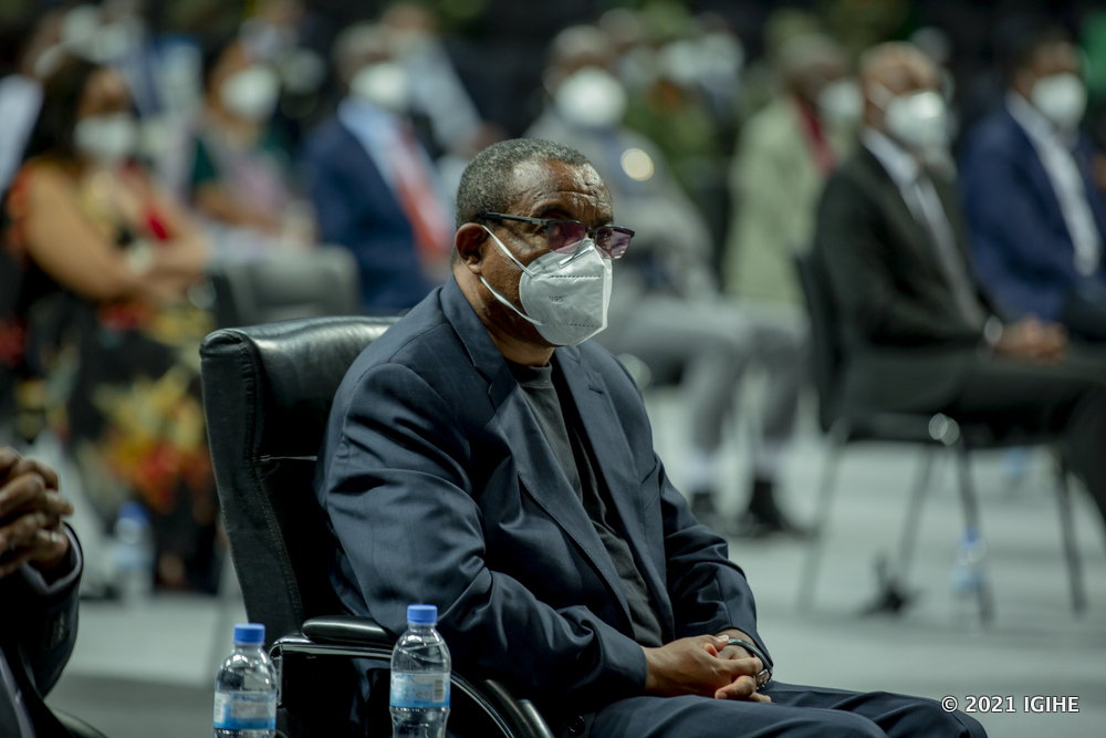 Hailemariam Desalegn wabaye Minisitiri w'Intebe wa Ethiopia mu banyamahanga b'inshuti z'u Rwanda bitabiriye uyu muhango