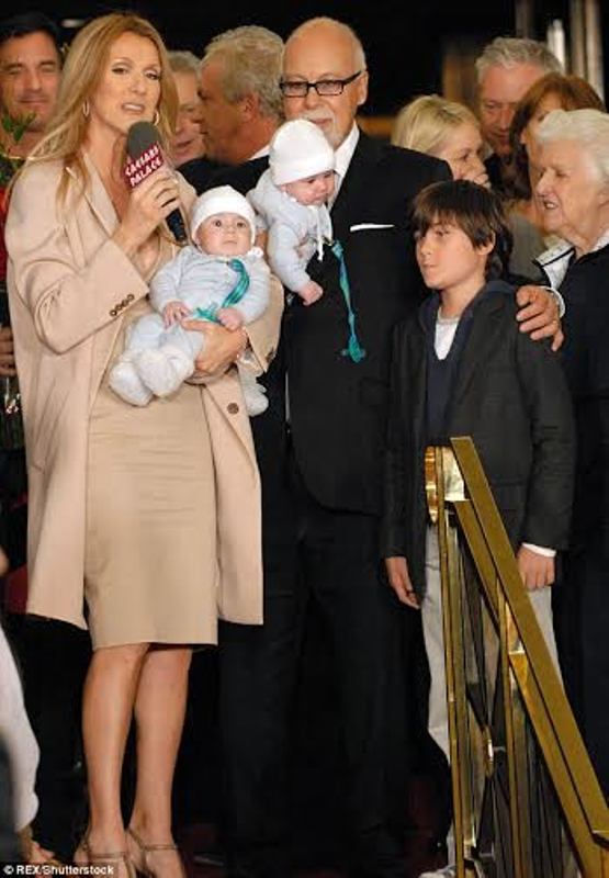 Celine Dion n'umugabo we bari bafitanye abana batatu