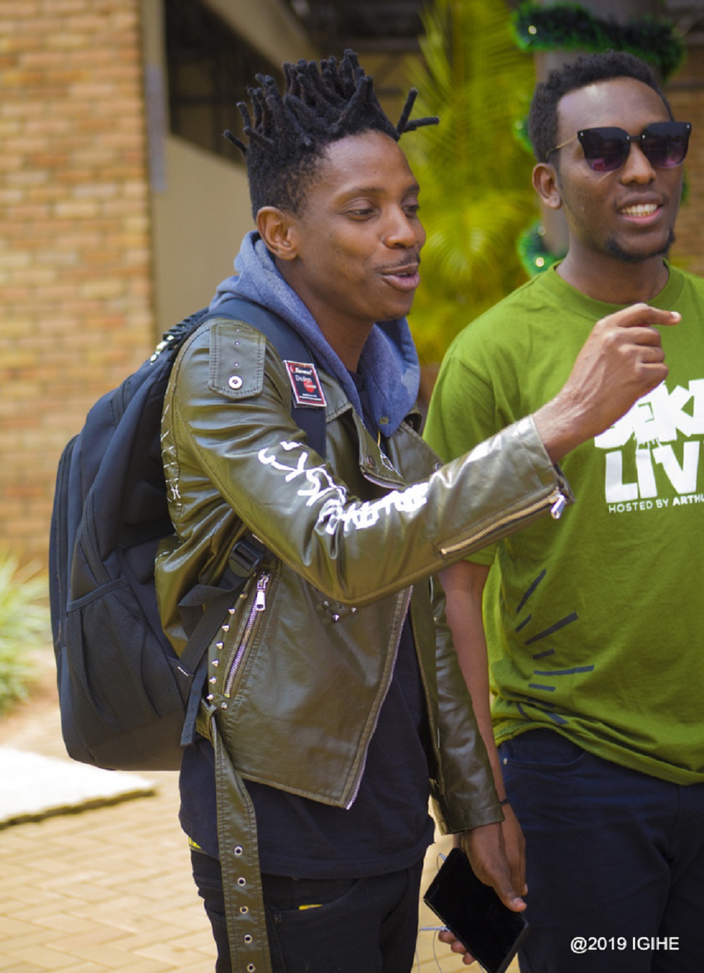 Eric Omondi ubwo aheruka i Kigali yitabiriye Seka Live