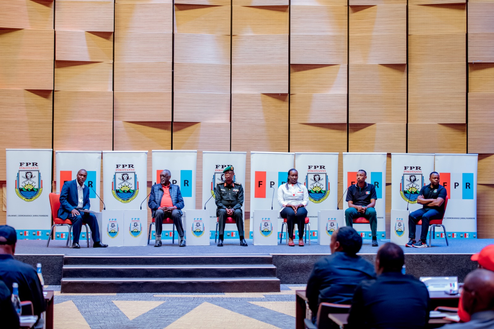 Iki kiganiro cyabereye mu Intare Conference Arena, ku cyicaro gikuru cy'Umuryango RPF Inkotanyi