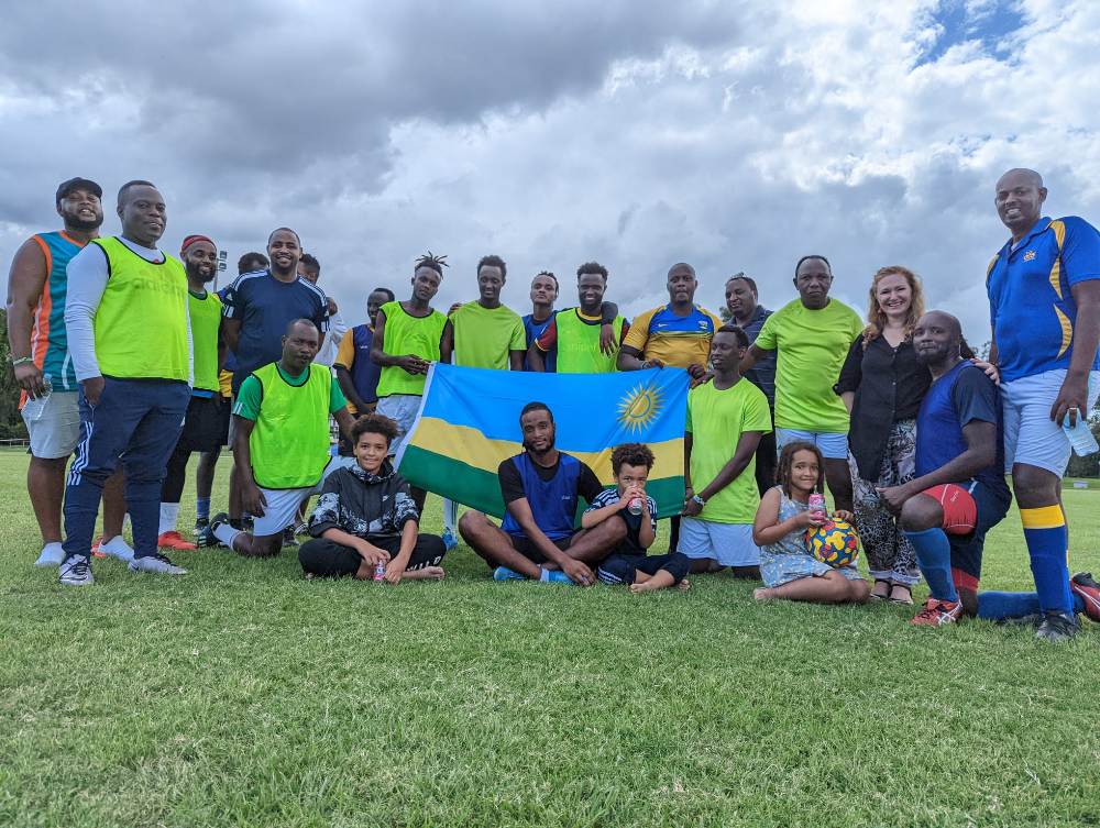 Habaye umukino wahuje urubyiruko rw'Abanyarwanda n'abandi baturage ba Brisbane
