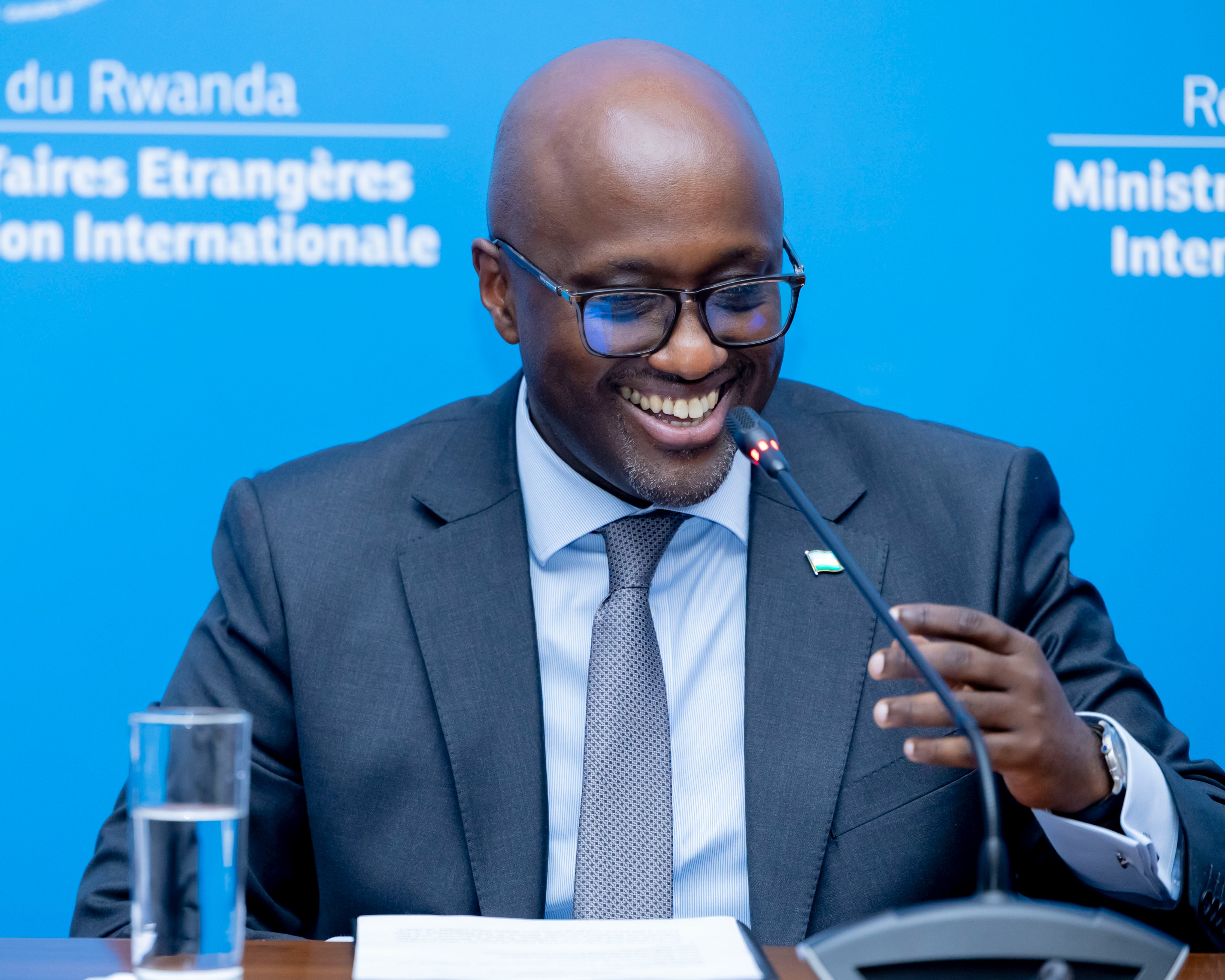 Ni ibikorwa byayobowe na Minisitiri w'Ububanyi n'Amahanga n'Ubutwererane, Amb. Olivier Jean Patrick Nduhungirehe