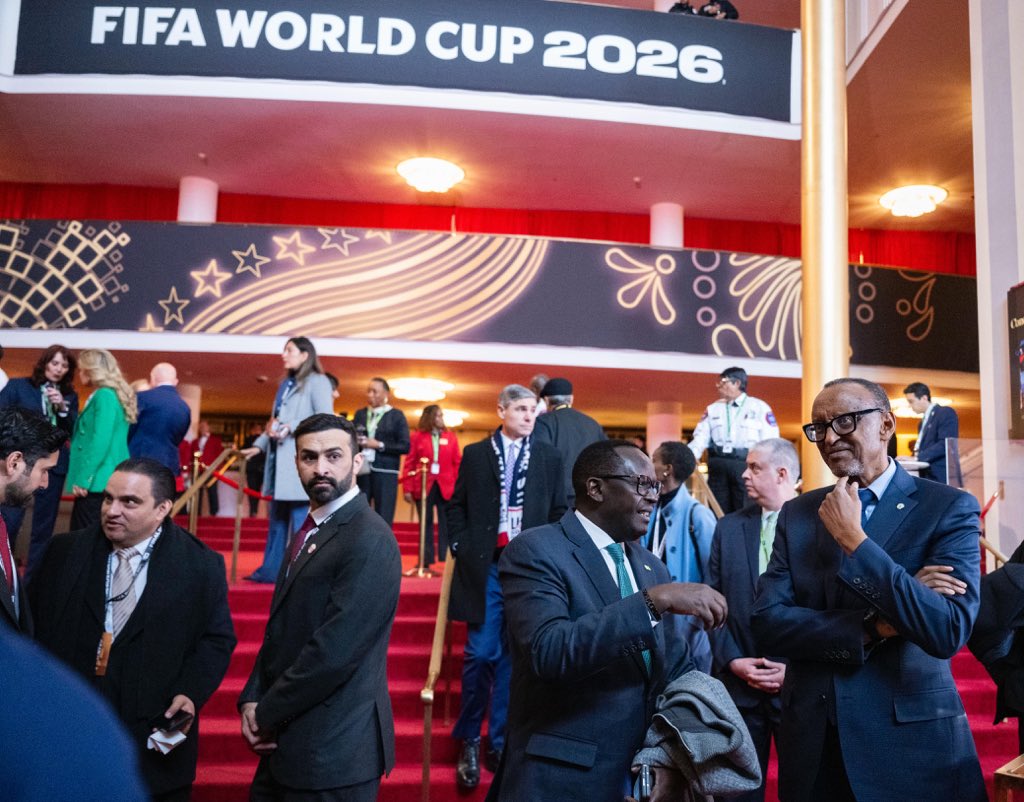Perezida Kagame yitabiriye tombola y'Igikombe cy'Isi cya 2026 i Washington D.C
