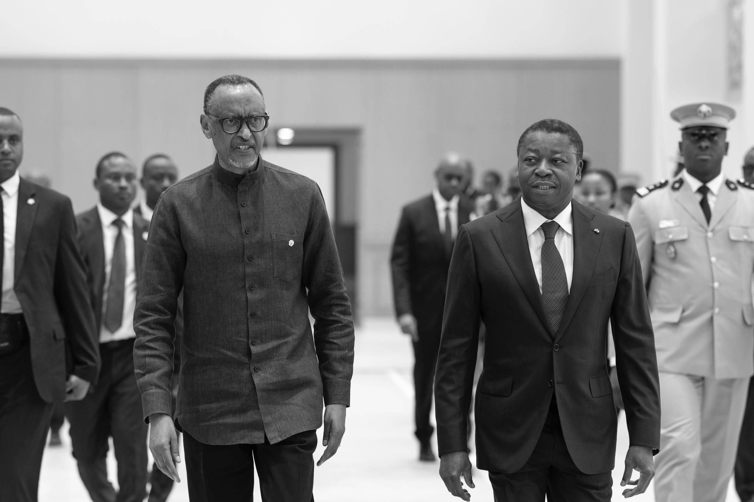 Perezida wa Togo, Faure Essozimna Gnassingbé ni we wakiriye Perezida Kagame