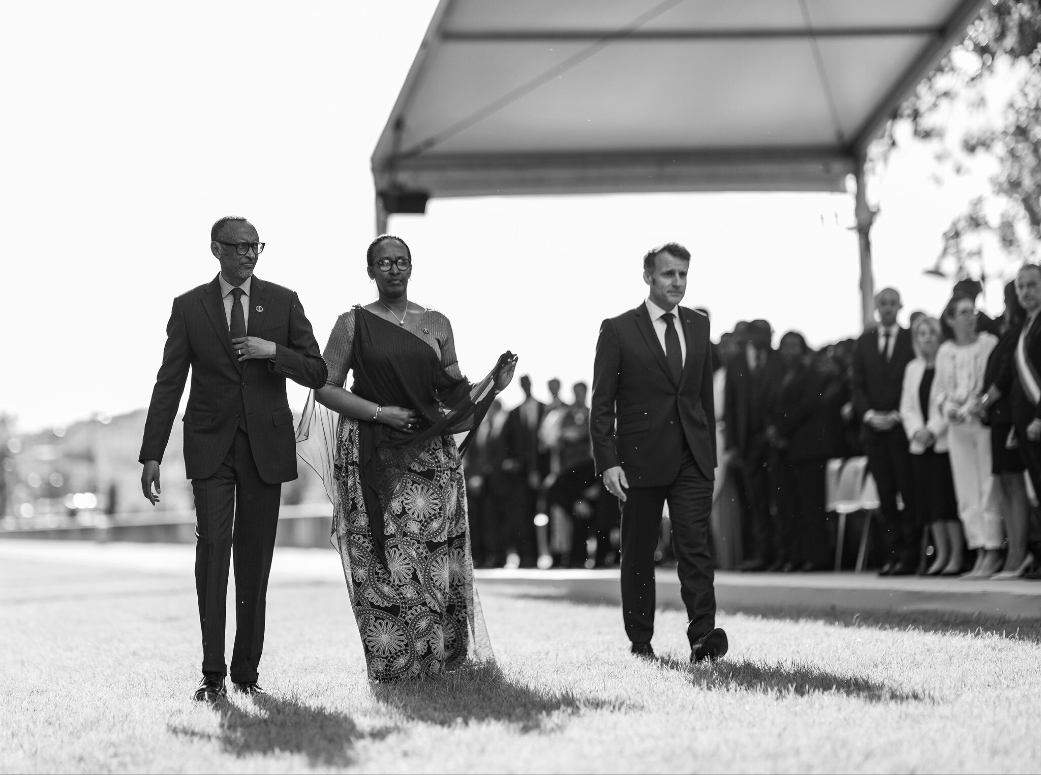 Perezida Kagame na Madamu Jeannette Kagame bari mu Bufaransa