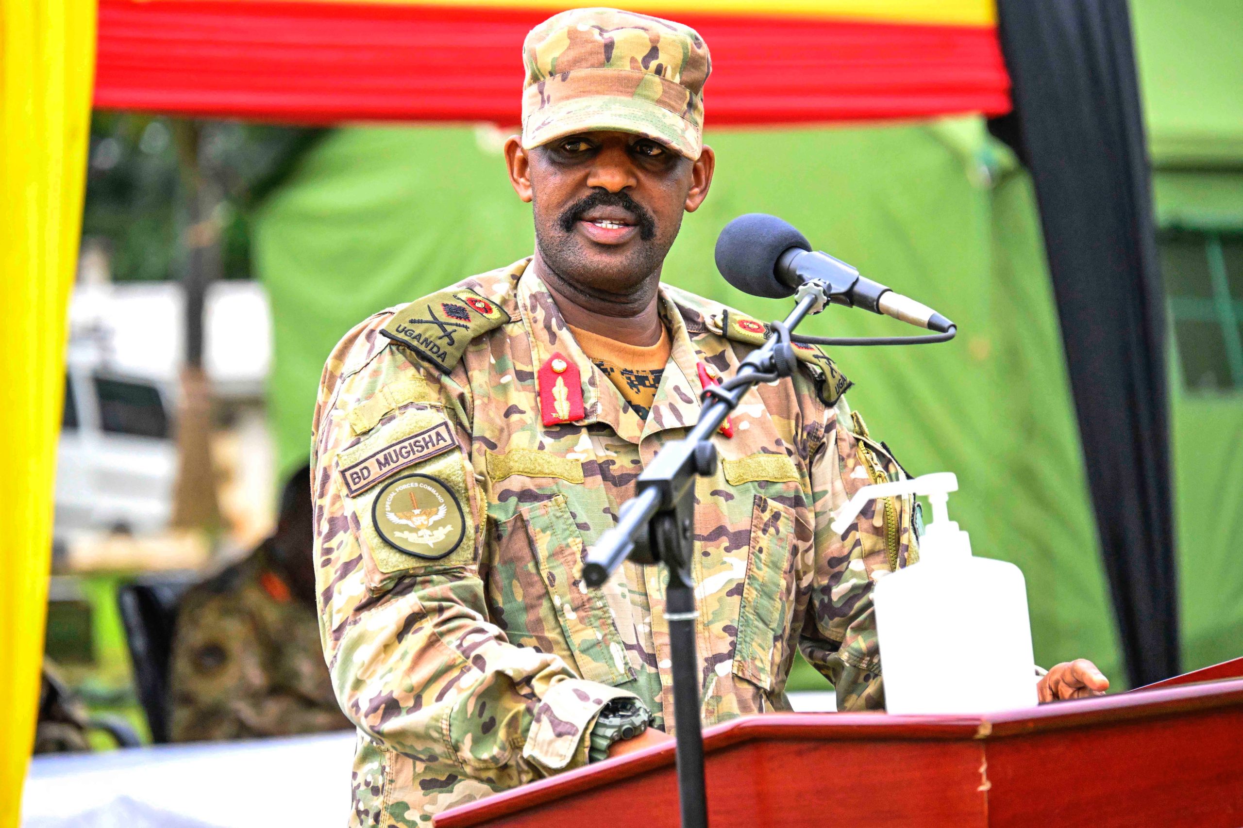 Major General David Mugisha ni we wari usanzwe uyobora SFC